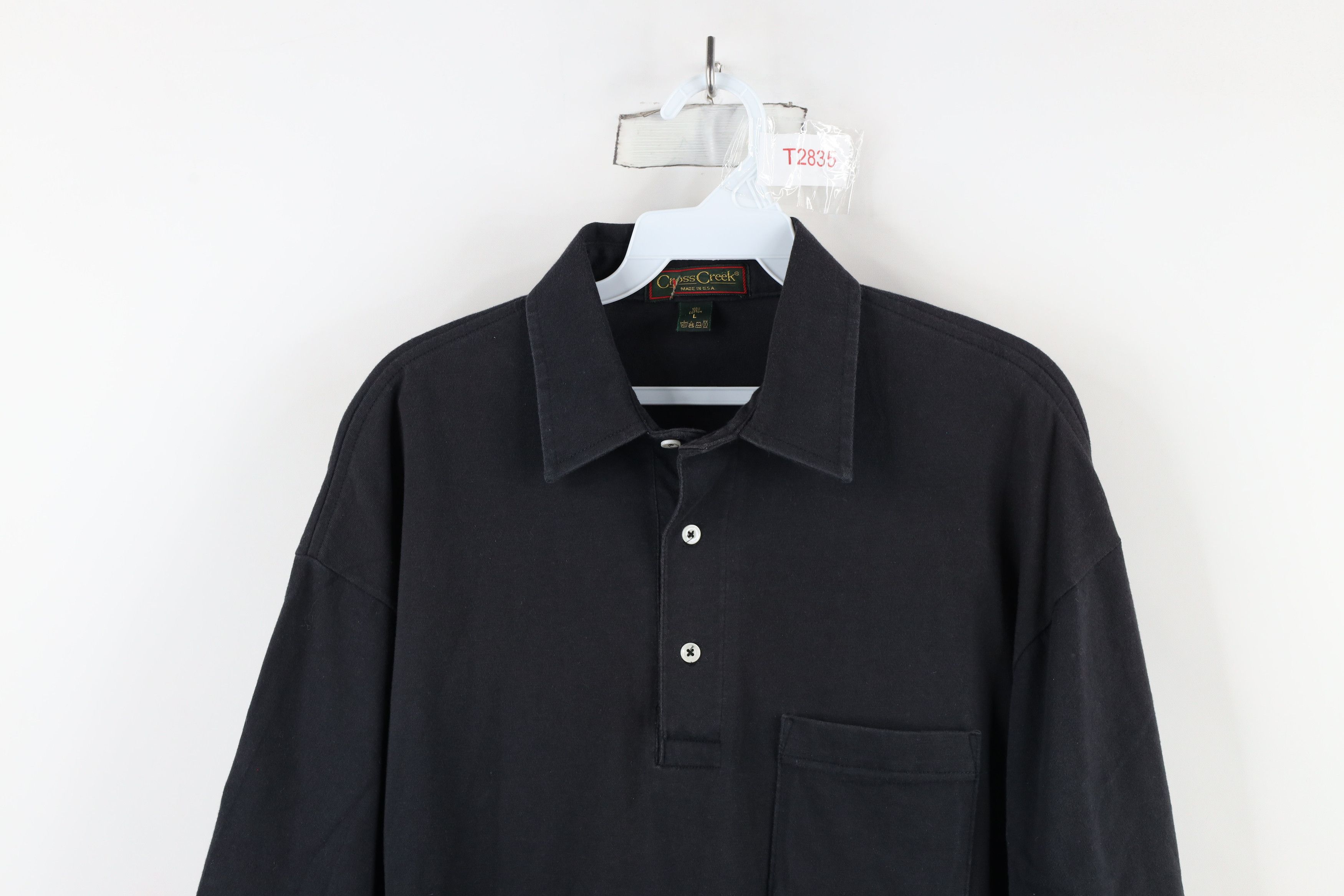 Vintage Vintage 90s Streetwear Short Sleeve Collared Polo Shirt USA Size US L / EU 52-54 / 3 - 2 Thumbnail