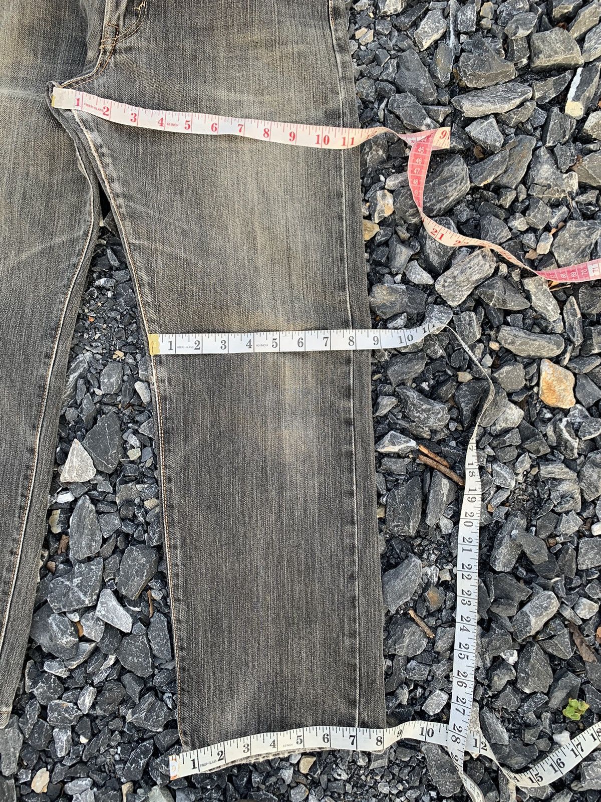 Kapital VINTAGE EDWIN 505s SELVEDGE FADED JAPANESE DISTRESSED DENIM Size US 28 / EU 44 - 21 Thumbnail