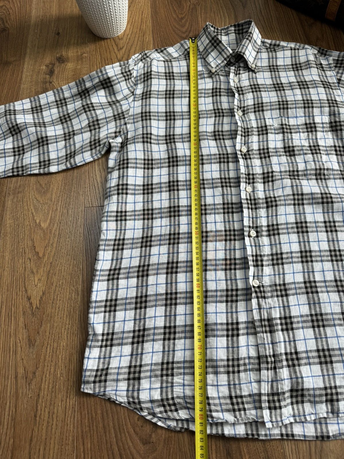 Burberry Lien shirt Burberry original luxury old money item Size US L / EU 52-54 / 3 - 4 Thumbnail