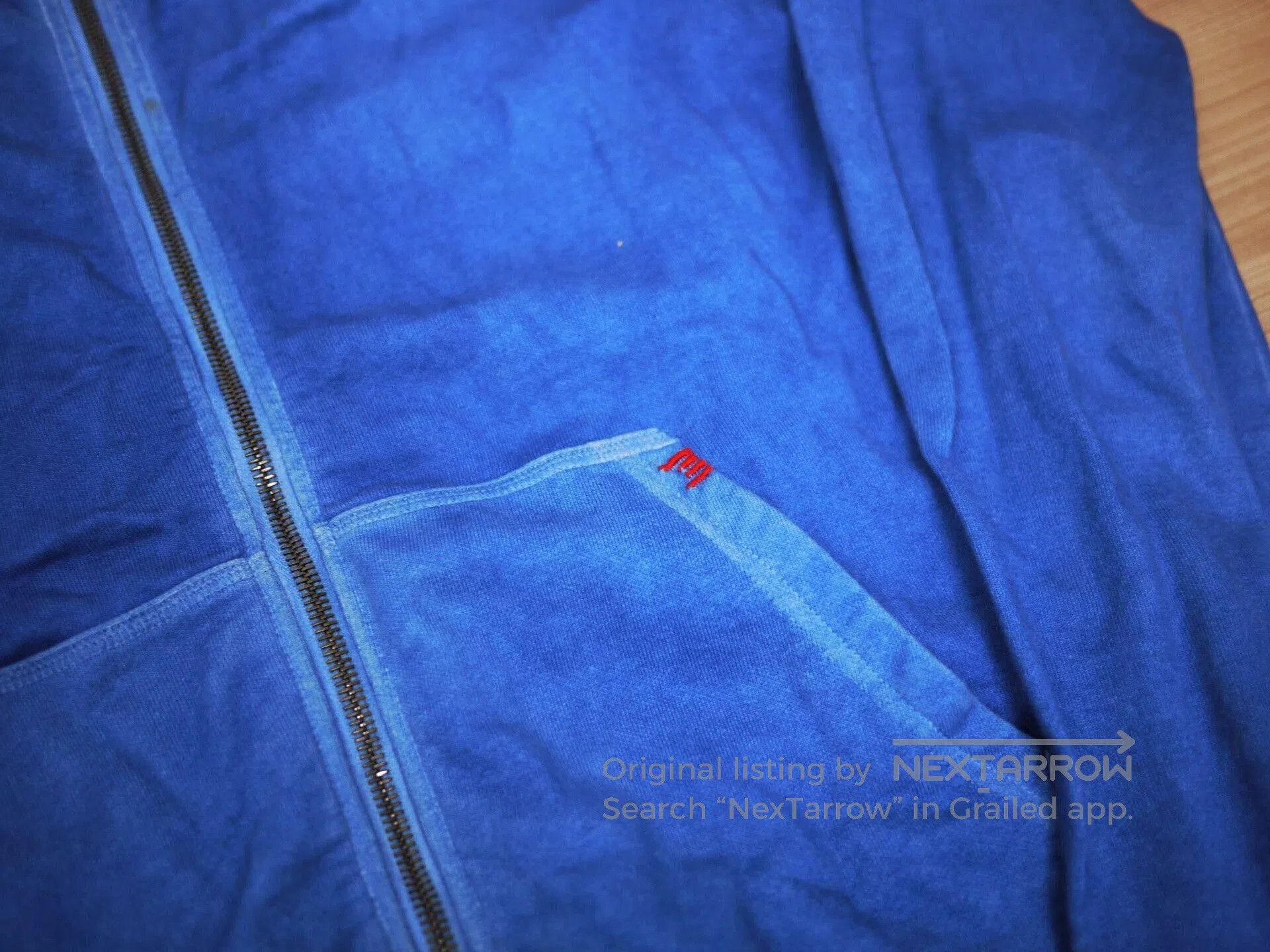 Visvim visvim zip-up hoodie in natural indigo. Size US S / EU 44-46 / 1 - 3 Thumbnail