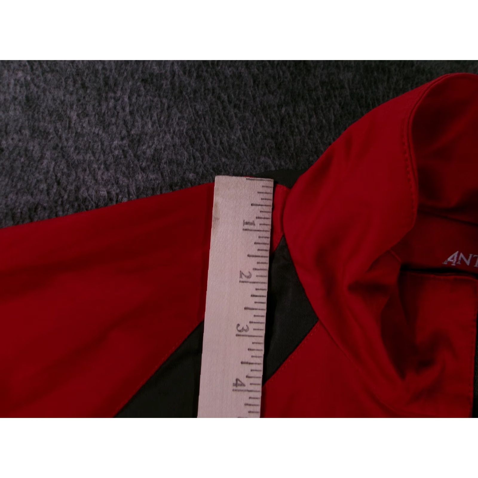 Vintage Savings Bank Of Maine Pullover Jacket Men Extra Large Red Gray Logo Quarter Zip Size US XL / EU 56 / 4 - 5 Thumbnail