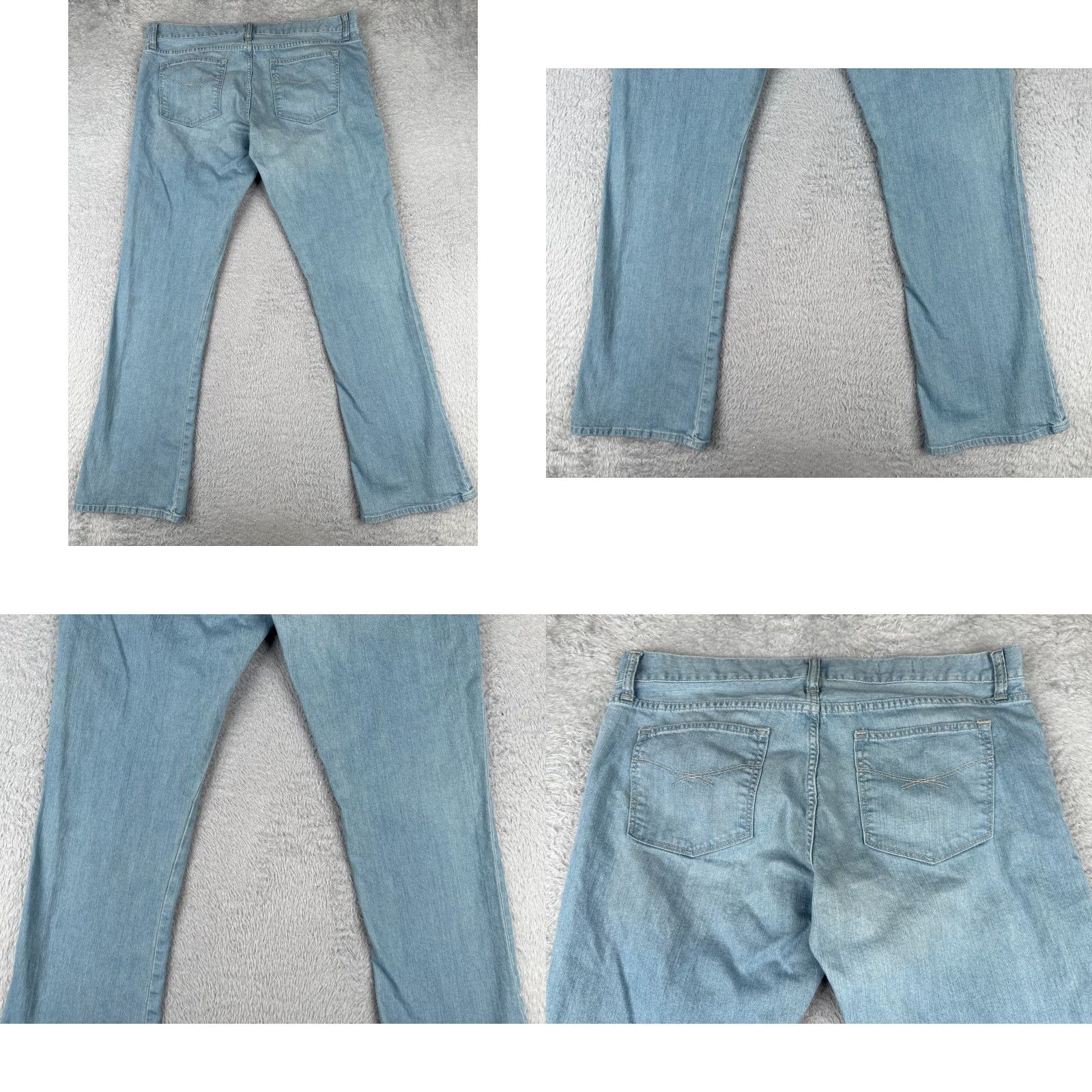 Gap GAP Jeans Regular 16 Blue Denim Bootcut Jeans 36x33 Size 38" / US 16 / IT 52 - 10 Thumbnail