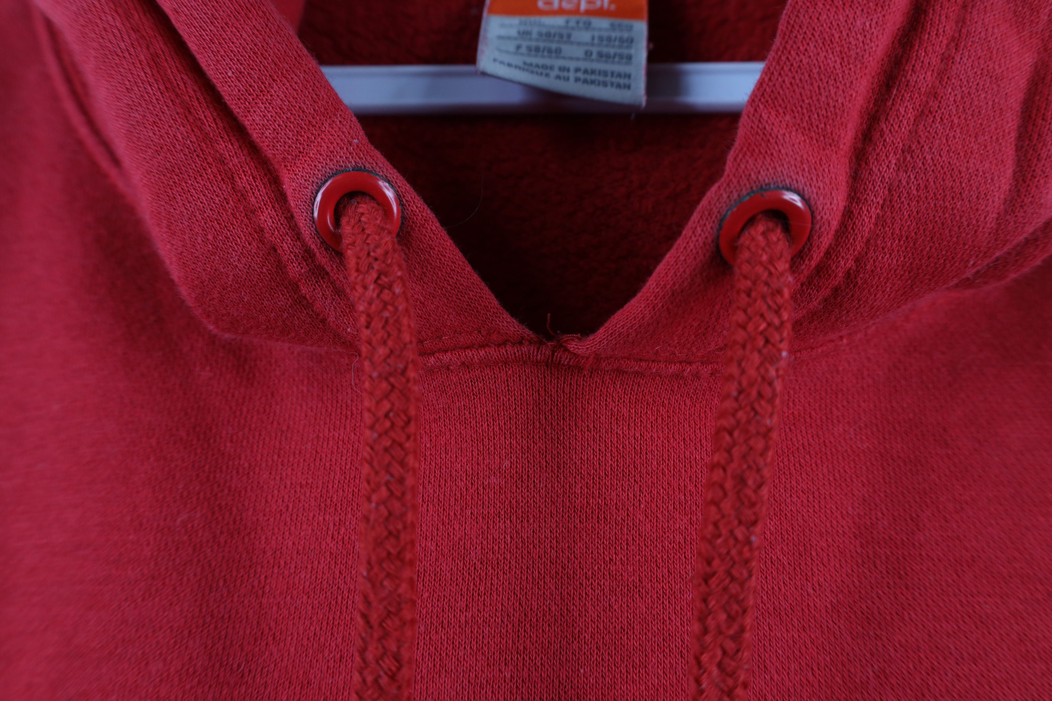 Nike Vintage Nike Travis Scott Mini Swoosh Hoodie Sweatshirt Red Size US XXL / EU 58 / 5 - 5 Thumbnail