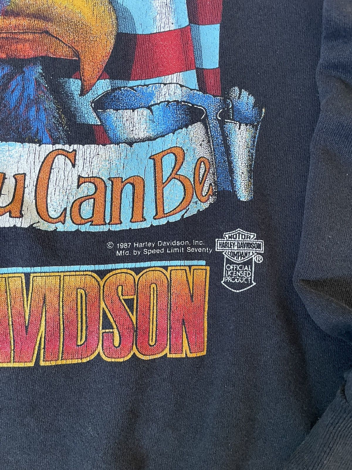 Harley Davidson Vintage Harley Davidson 80’s Size US L / EU 52-54 / 3 - 4 Thumbnail