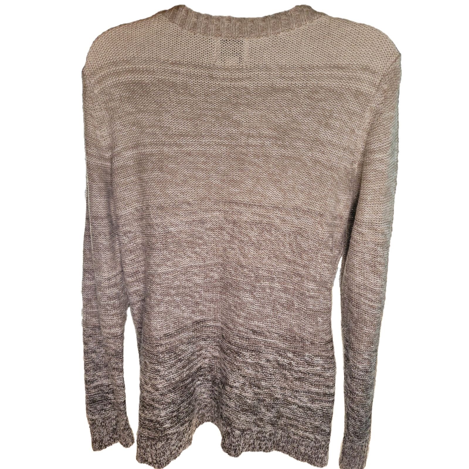 St. Johns Bay St. Johns Bay Ombre Beige Sweater Women Sz M Size M / US 6-8 / IT 42-44 - 3 Thumbnail