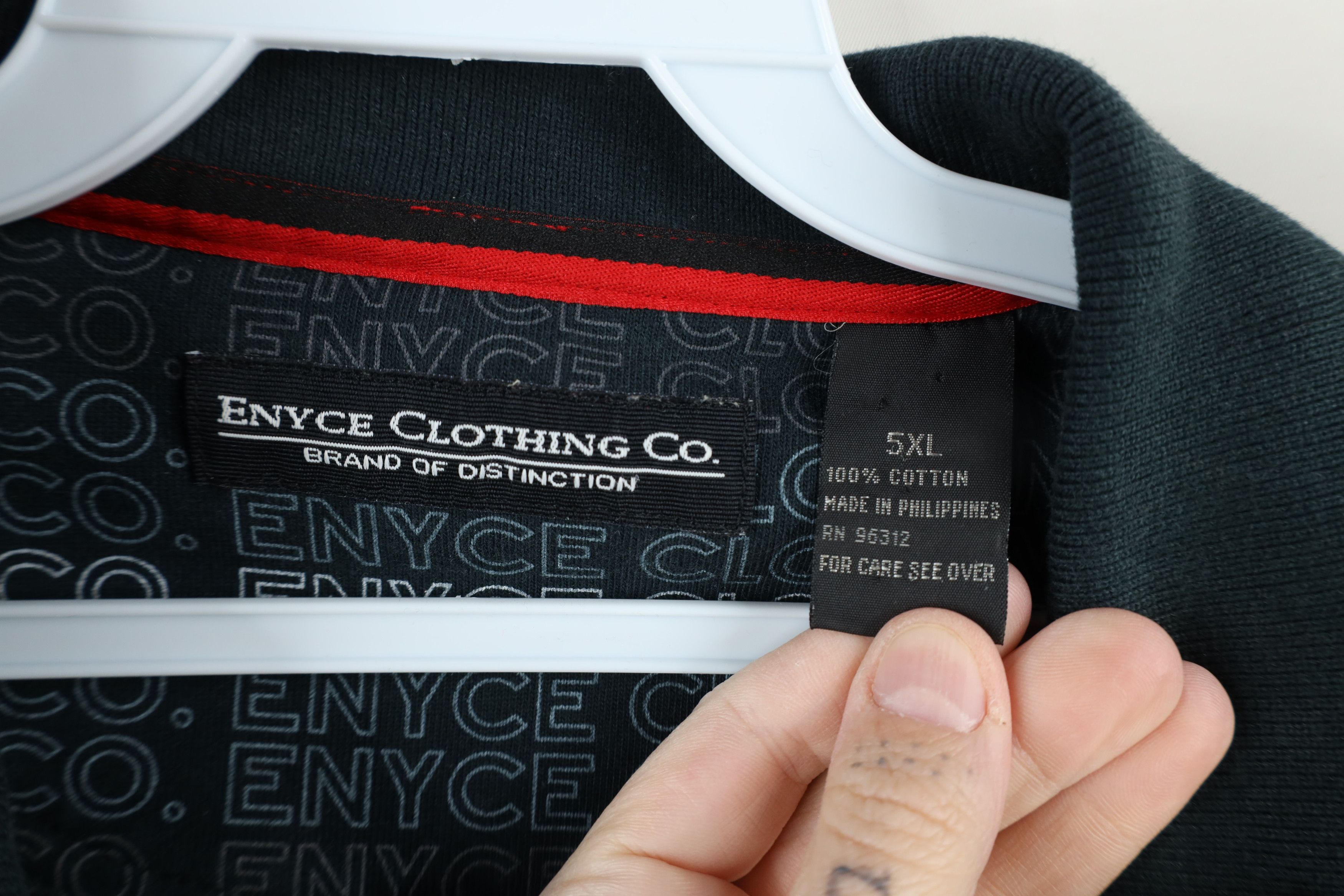Enyce × Vintage Vintage 90s Y2K Enyce Spell All Over Print Baggy Polo Shirt Size US XXL / EU 58 / 5 - 8 Thumbnail
