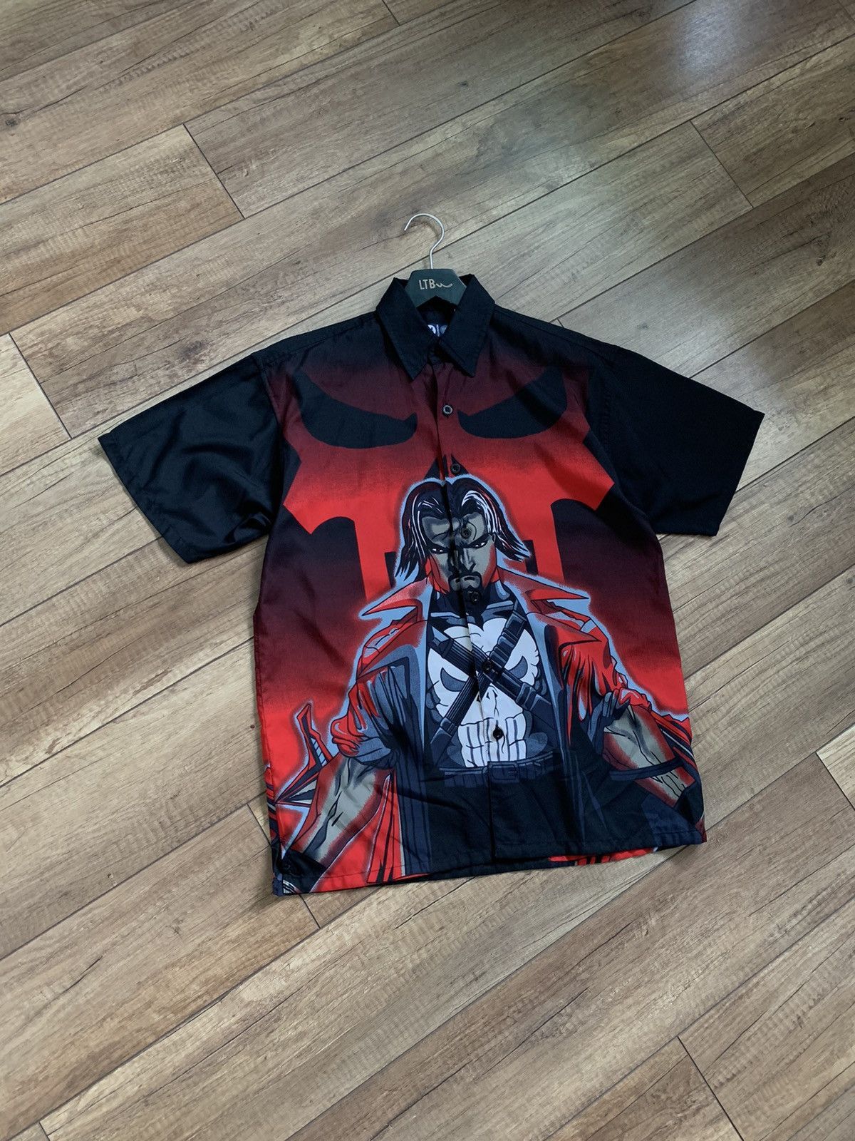 Japanese Brand Vintage Anime Dragon Japan Red Black Samurai SS Shirt Size US S / EU 44-46 / 1 - 1 Thumbnail
