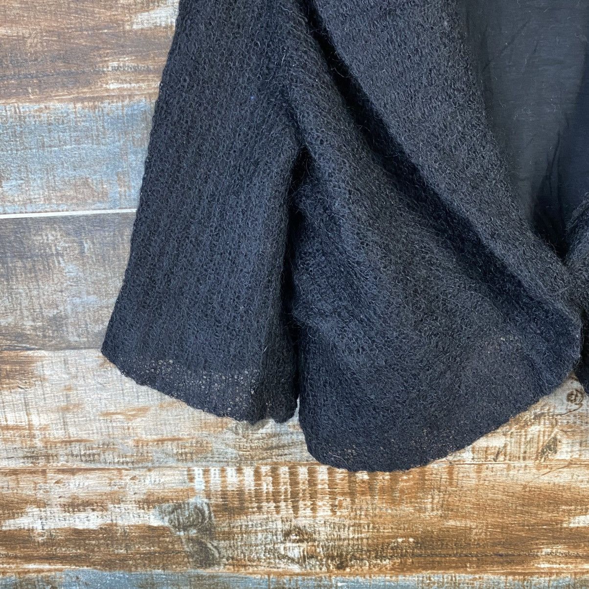 Barneys New York DL Baneys New York Black mohair Cardigan Knitwear #C908 Size S / US 4 / IT 40 - 7 Thumbnail