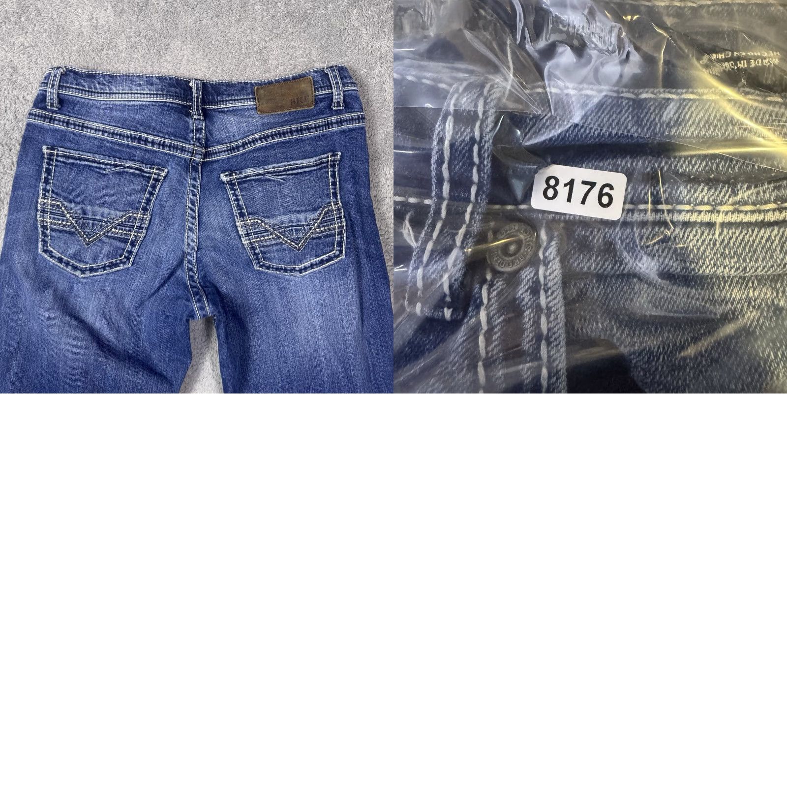 Vintage BKE Tyler Jeans Men 32x32 Cotton Bootcut Whisker Vintage Utility Stretch Cowboy Jeans Size US 32 / EU 48 - 9 Thumbnail