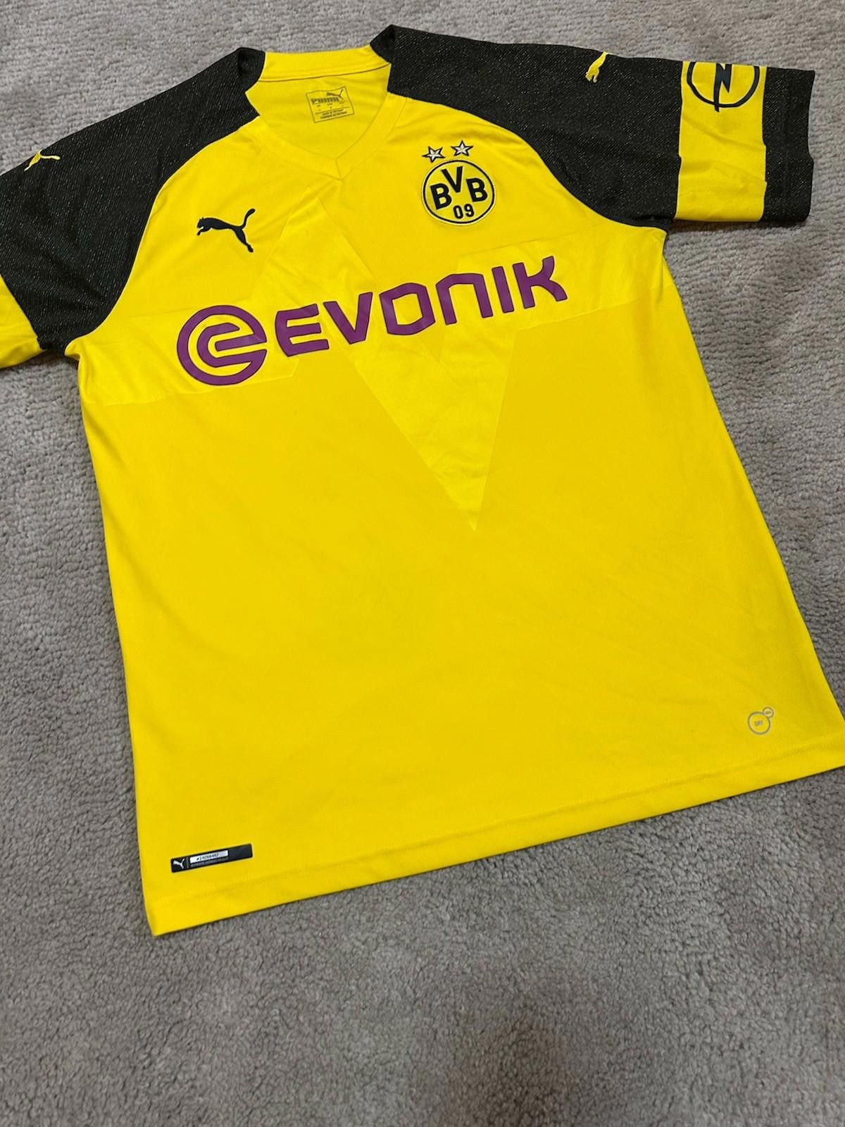 Puma BORUSSIA DORTMUND 2018/19 HOME SHIRT FOOTBALL SOCCER JERSEY Size US L / EU 52-54 / 3 - 2 Thumbnail