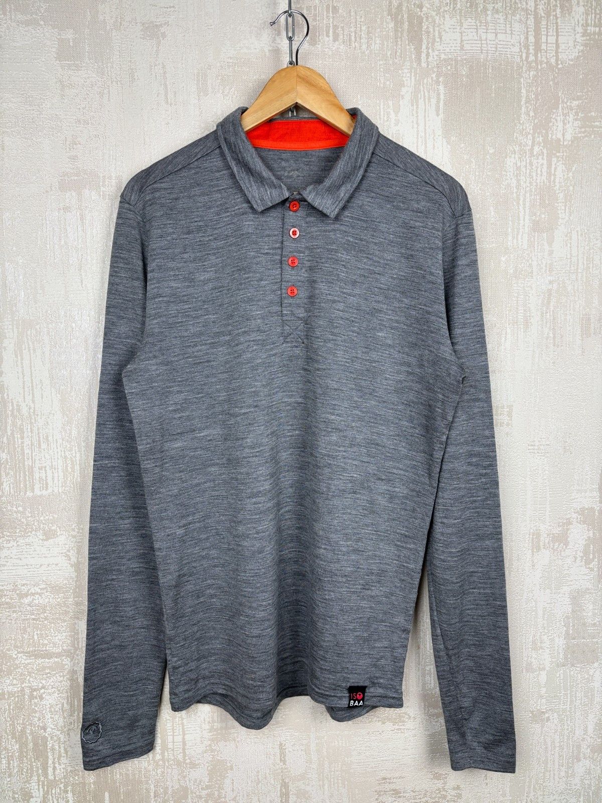 Other Isobaa Merino Wool Long Sleeve Polo Shirt Size US L / EU 52-54 / 3 - 3 Thumbnail
