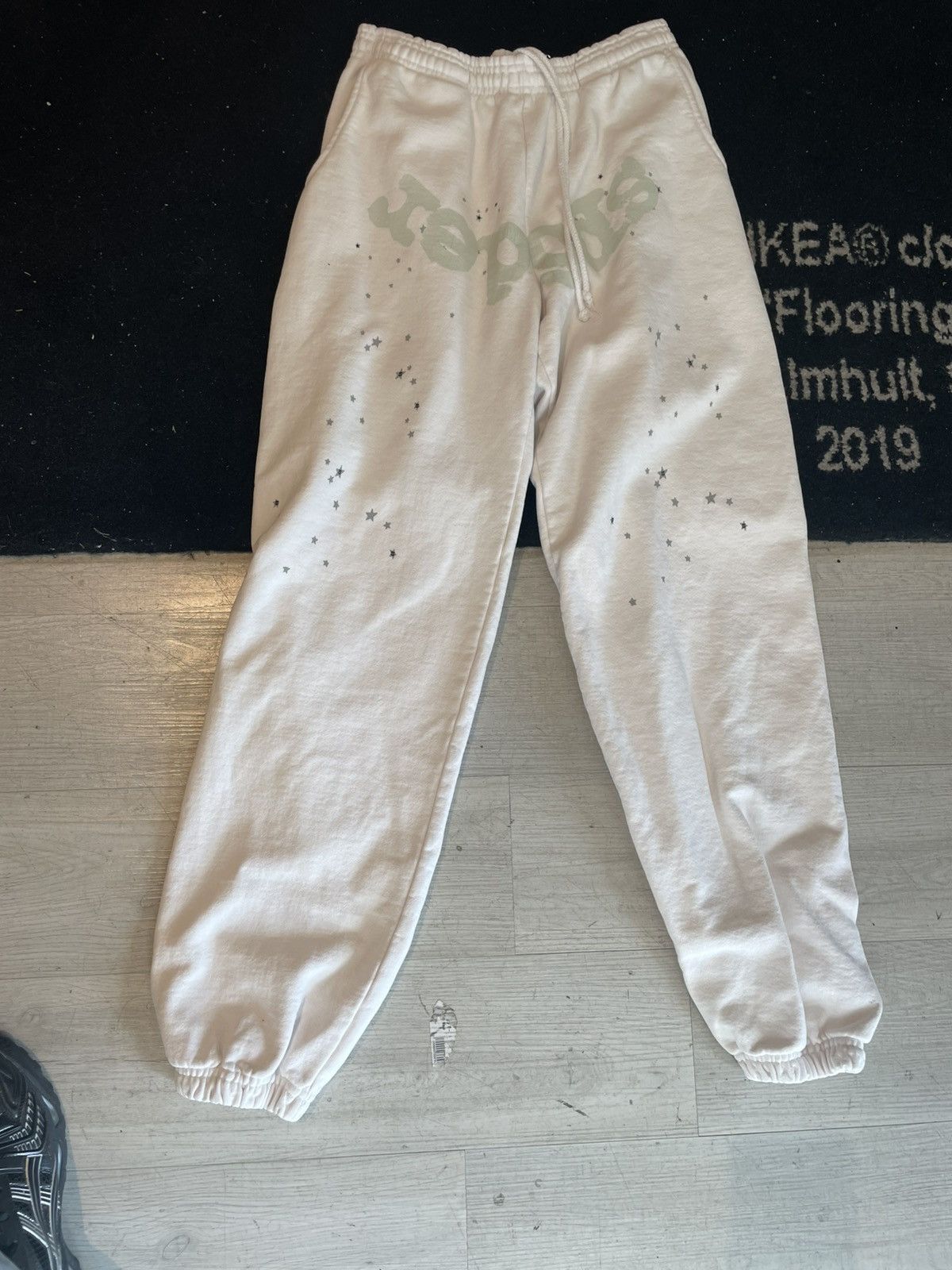 Sp5der Spider Sweat pant White Size US 32 / EU 48 - 1 Thumbnail