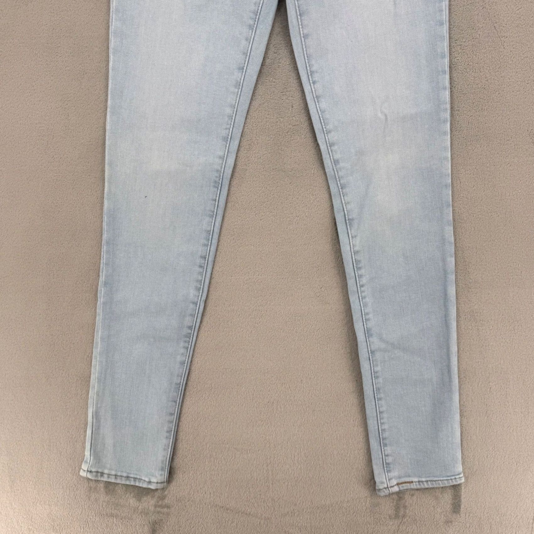 Levi's Levi's 711 Skinny Jeans Light Wash Blue Mid Rise Denim Women's W26 L32 Size 26" / US 2 / IT 38 - 6 Thumbnail