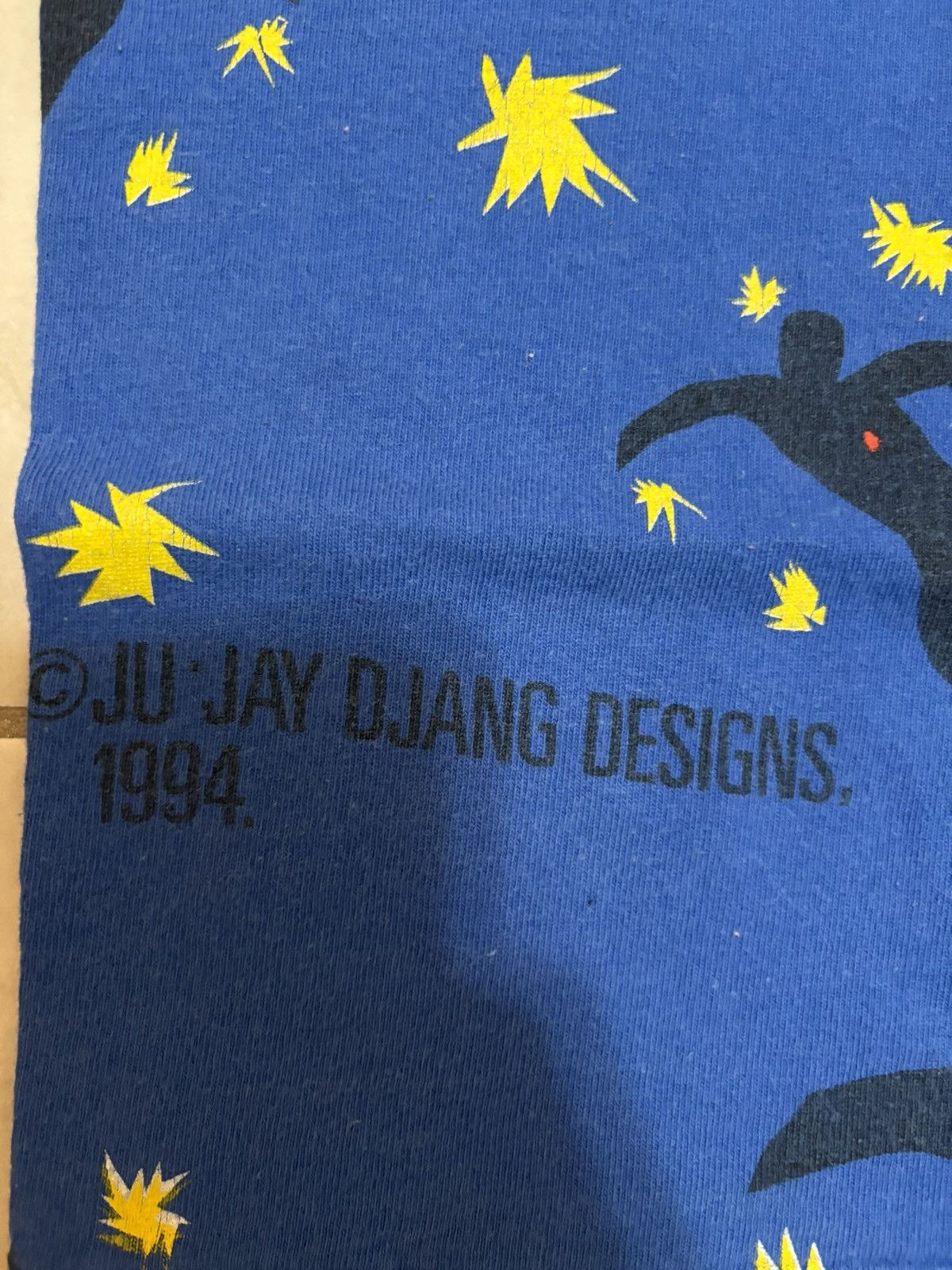 Vintage rare vintage 90s Henri Matisse Icarus Stars all over art tee Size US XL / EU 56 / 4 - 11 Thumbnail