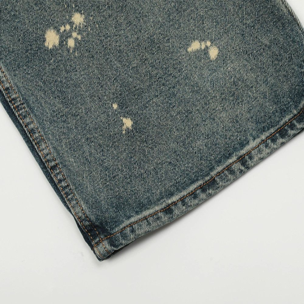 Vintage Men's vintage washed distressed tie-dye ink-splashed jeans Size US 32 / EU 48 - 6 Thumbnail