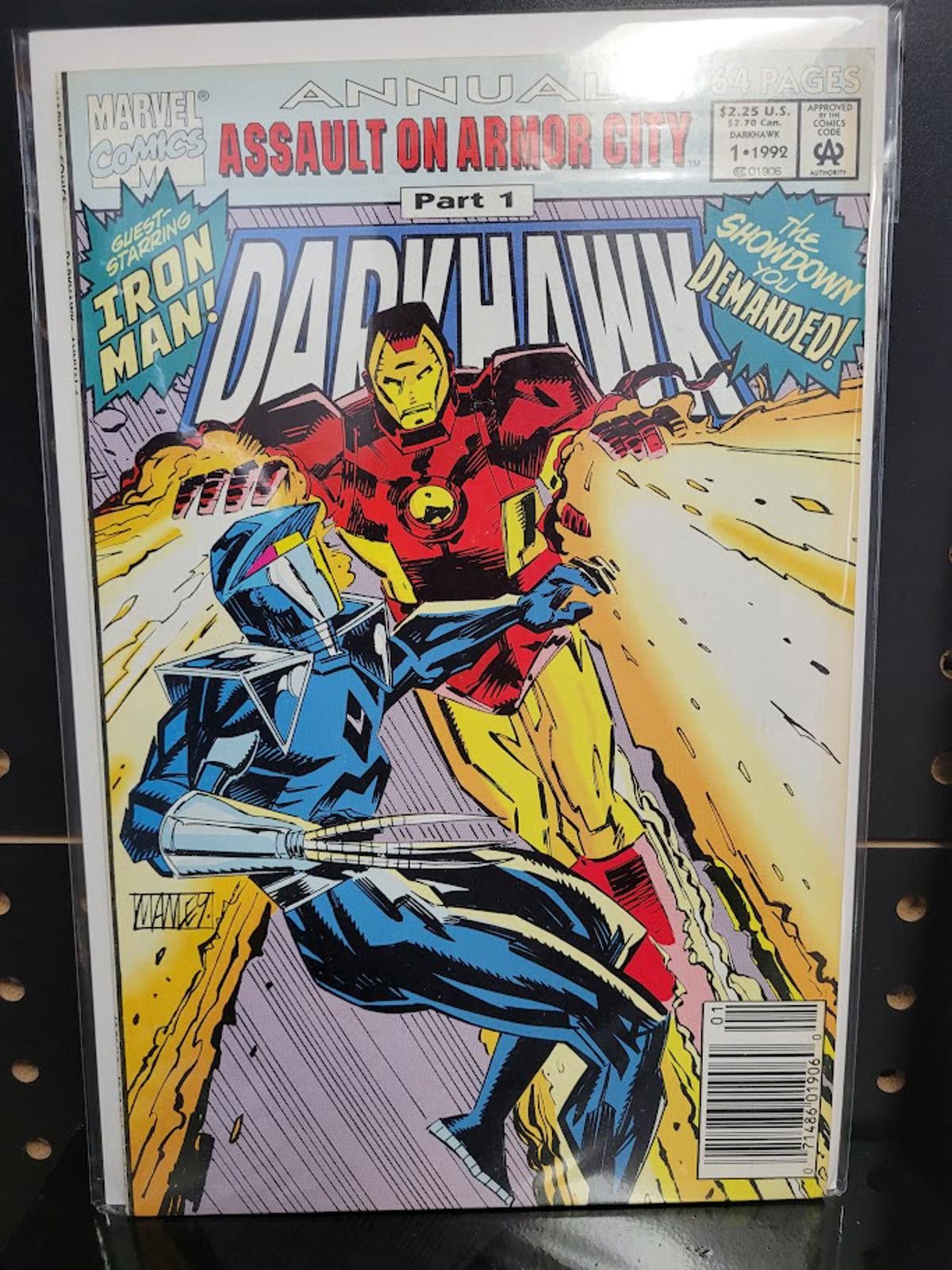 Marvel Comics Darkhawk Annual #1 (1992) Marvel Iron Man Guest Starring Size ONE SIZE - 1 Preview
