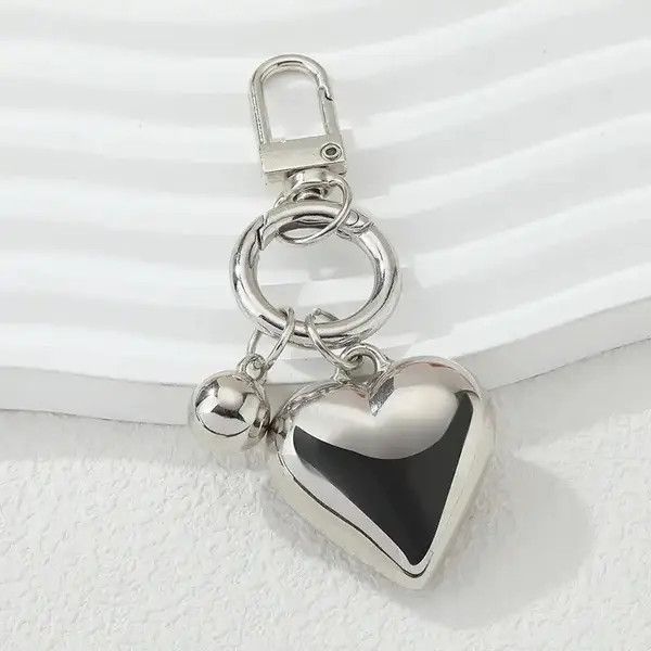 Jewelry Chisato x Ishii Big Hearts Little Ball Keychain Size ONE SIZE - 1 Thumbnail