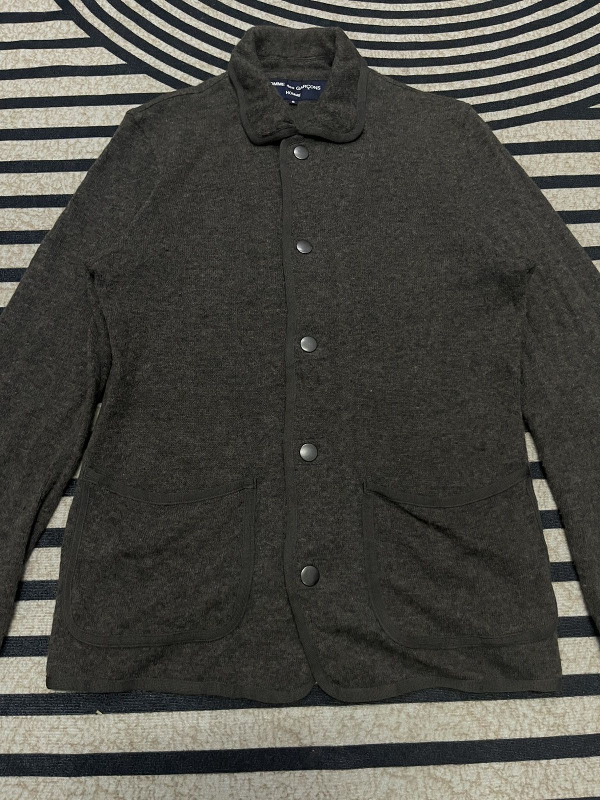 Comme des Garcons Homme AW 2009 COMME DES GARCONS HOMME BUTTON UP WOOL JACKET Size US S / EU 44-46 / 1 - 4 Thumbnail