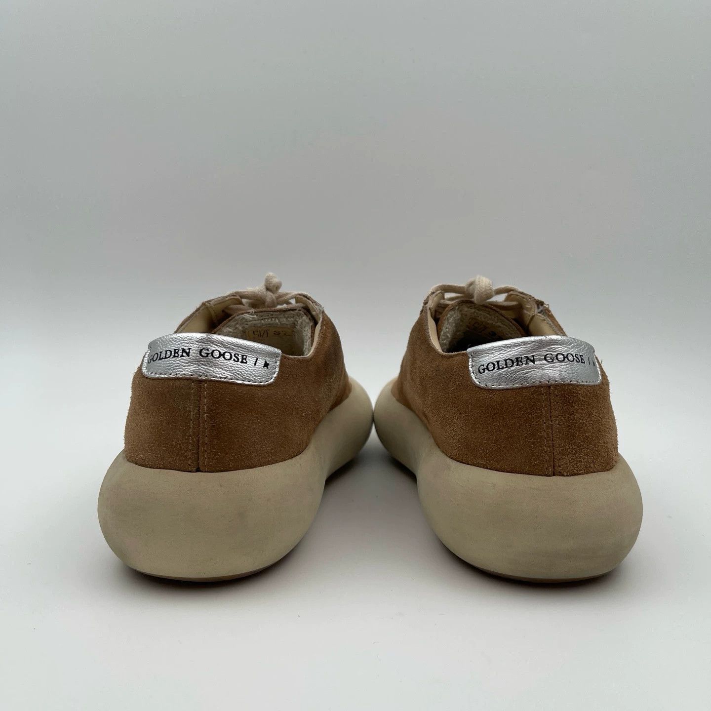 Golden Goose Golden Goose Space-Star Platform Distressed Sneakers Size US 6.5 / IT 36.5 - 3 Thumbnail