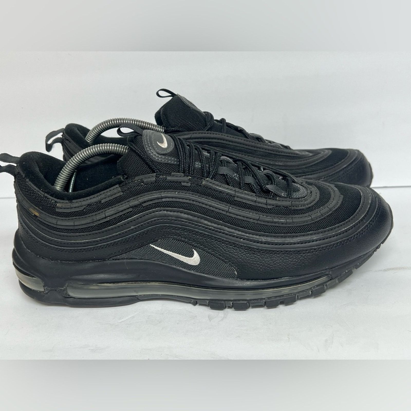 Nike Nike Air Max 97 Black Terry Cloth Sneaker Men's Shoes SZ 13 Size US 13 / EU 46 - 2 Thumbnail