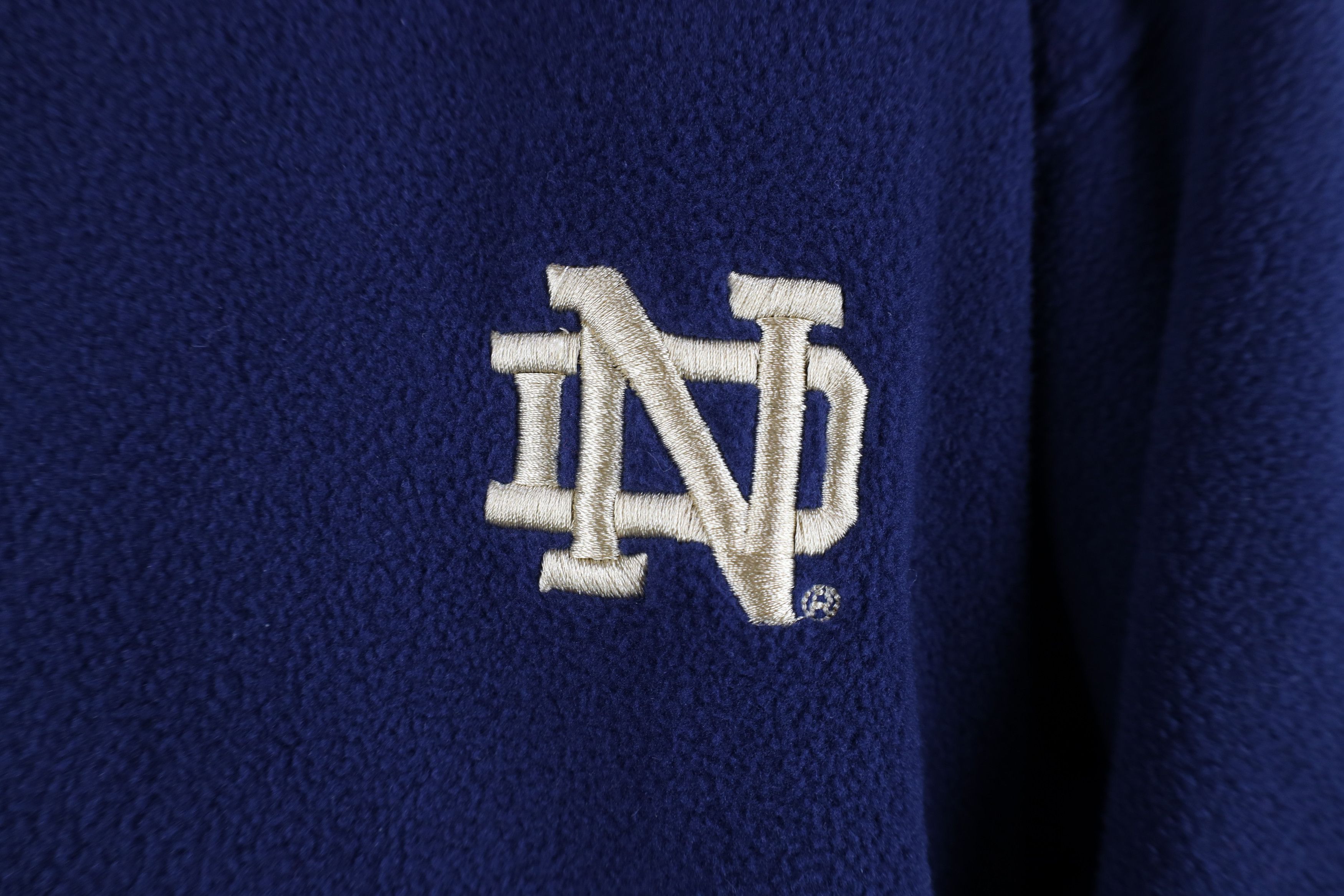 Vintage Vintage Dame University Football Half Zip Fleece Sweater Size US M / EU 48-50 / 2 - 4 Thumbnail