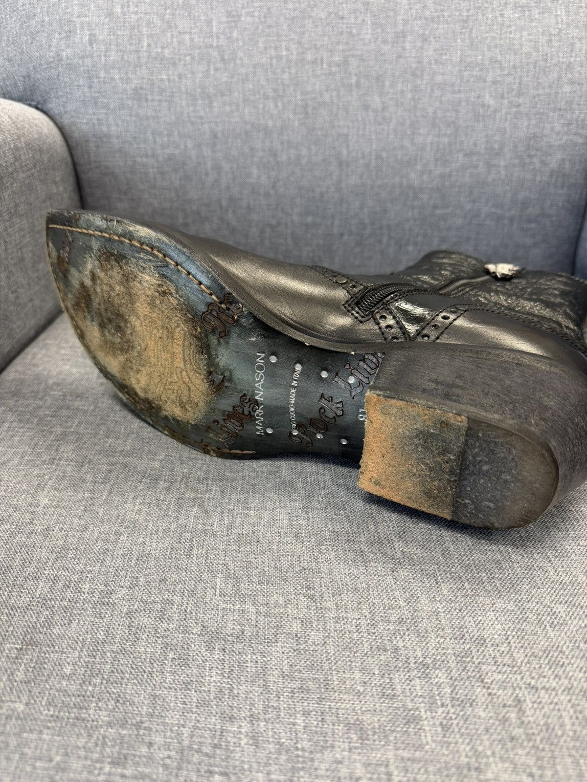 Mark Nason FINAL PRICE DROP Vintage Rocker Boots Size US 8.5 / EU 41-42 - 12 Thumbnail