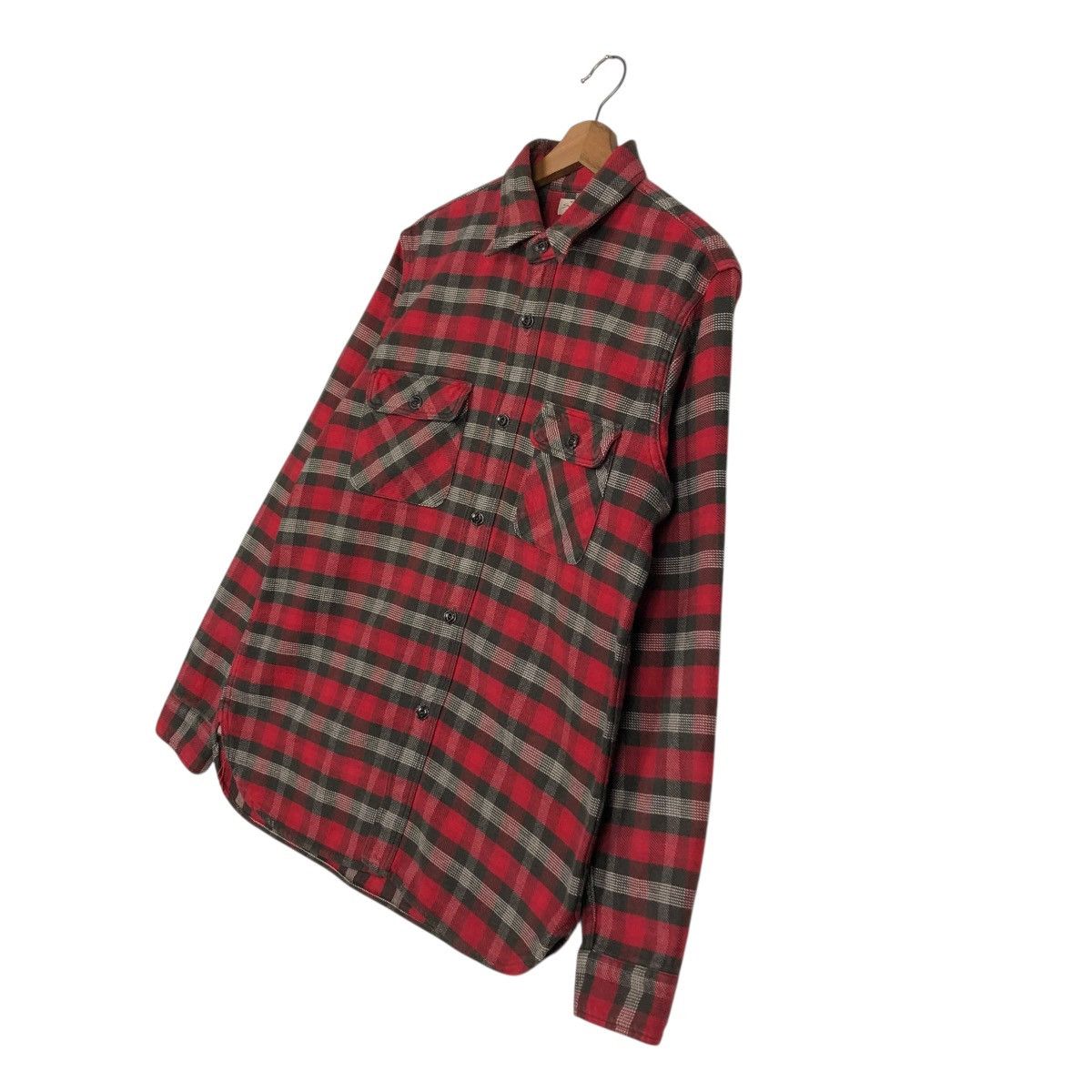 Sugar Cane 🔥VINTAGE WOOL SHIRT JACKET SUGAR CANE TOYO ENTERPRISE TARTAN Size US M / EU 48-50 / 2 - 4 Thumbnail