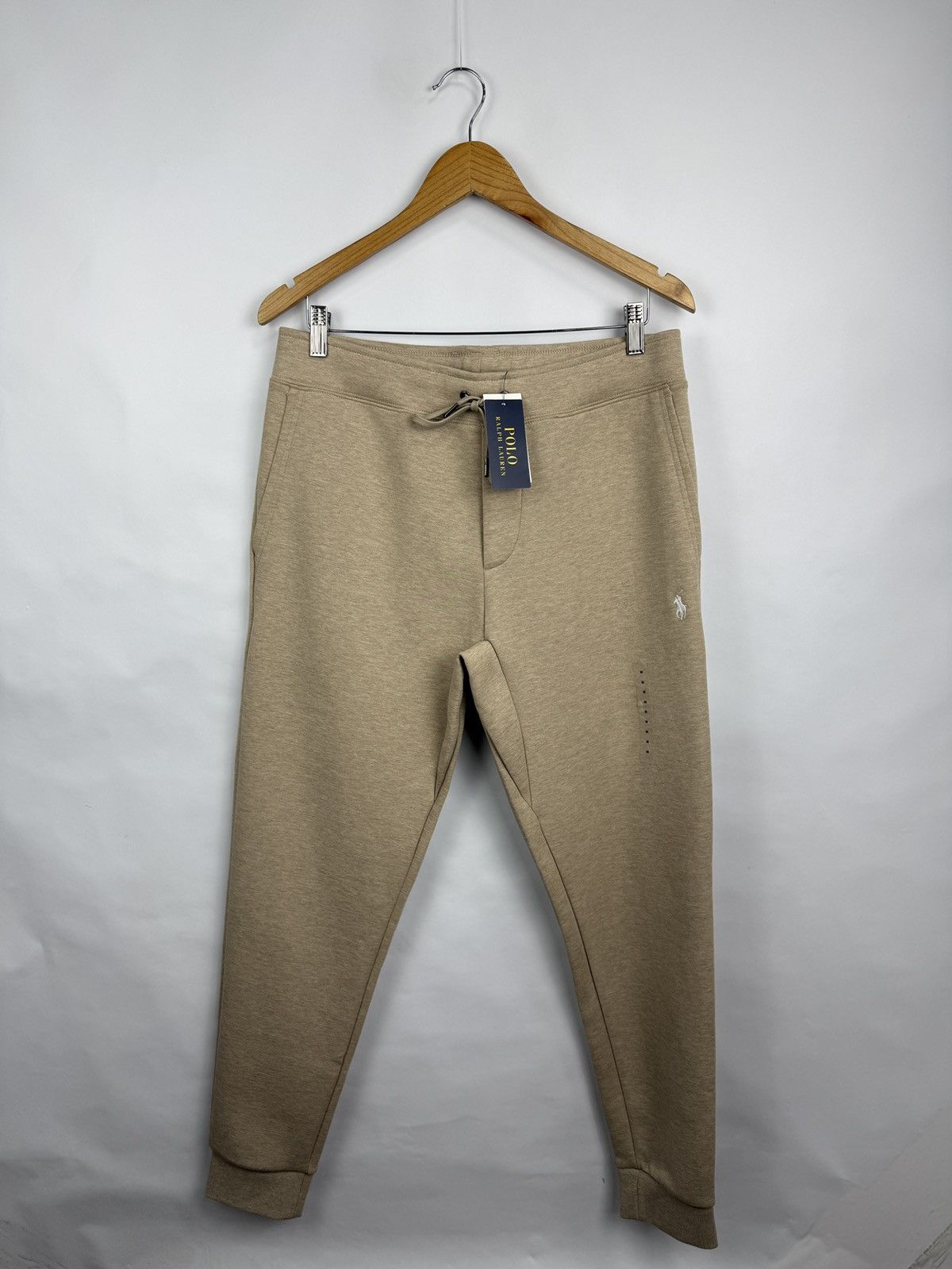 Polo Ralph Lauren 🇺🇸 NWT❗️Polo Ralph Lauren Luxury Double-Knit Jogger Pant Beige Size US 32 / EU 48 - 7 Thumbnail
