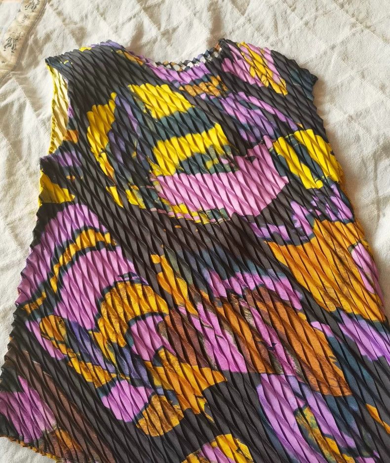Issey Miyake Issey Miyake Floral pleated top Size M / US 6-8 / IT 42-44 - 3 Thumbnail