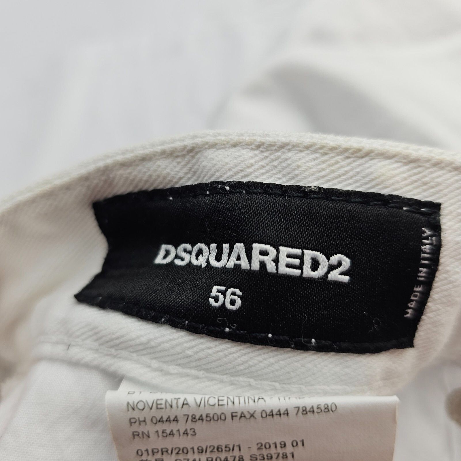 Dsquared2 DSQUARED2 White Jeans Size IT56 New Size US 40 / EU 56 - 9 Thumbnail