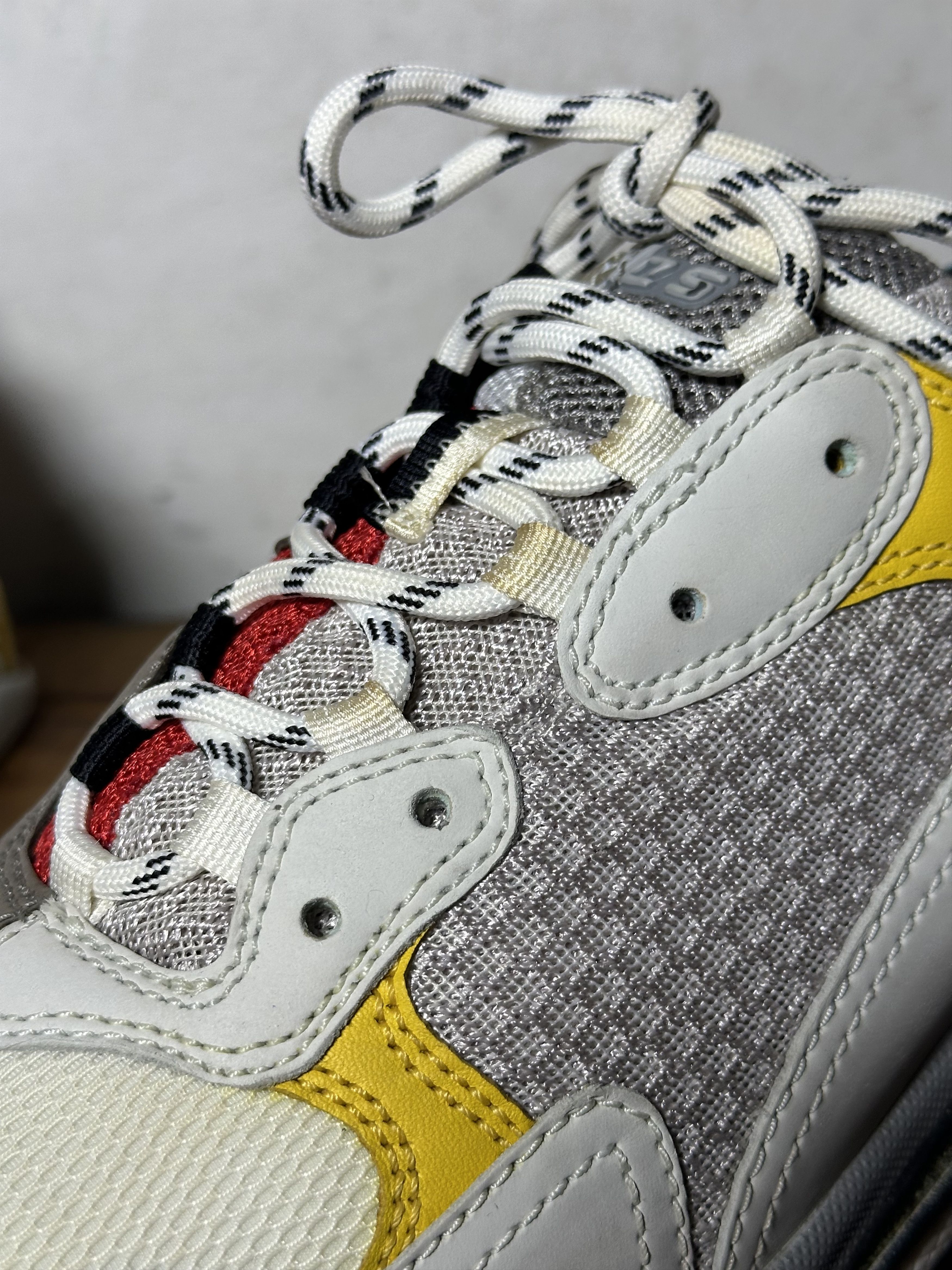 Balenciaga Balenciaga Triple S Split White Light Grey Yellow Size US 11 / EU 44 - 8 Thumbnail