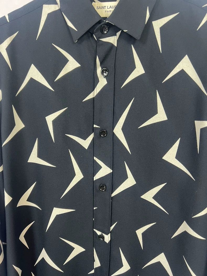 Saint Laurent Paris Saint Laurent SLP15FW Boomerang Print Shirt- Size US M / EU 48-50 / 2 - 3 Thumbnail