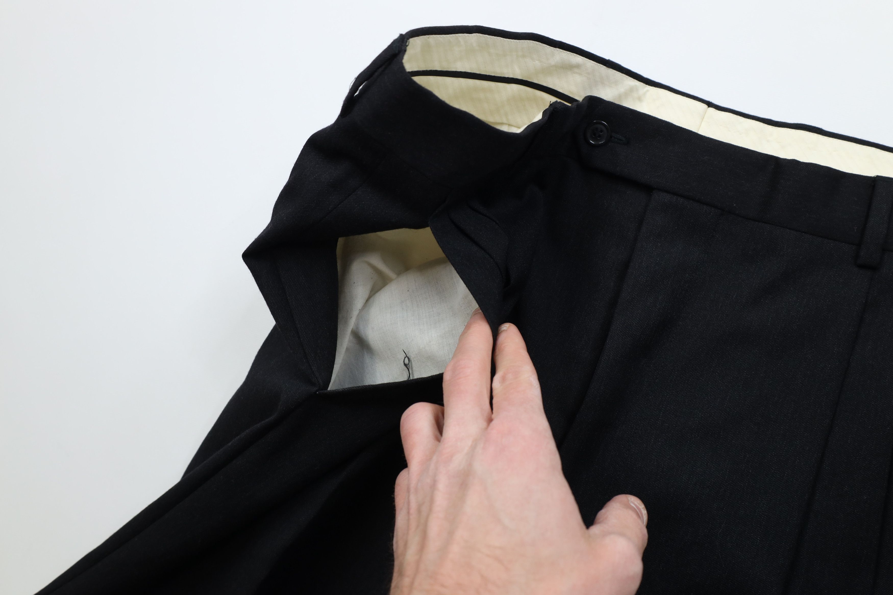 Vintage Vintage 90s Streetwear Wide Leg Chino Pants Charcoal Gray Size US 38 / EU 54 - 7 Thumbnail