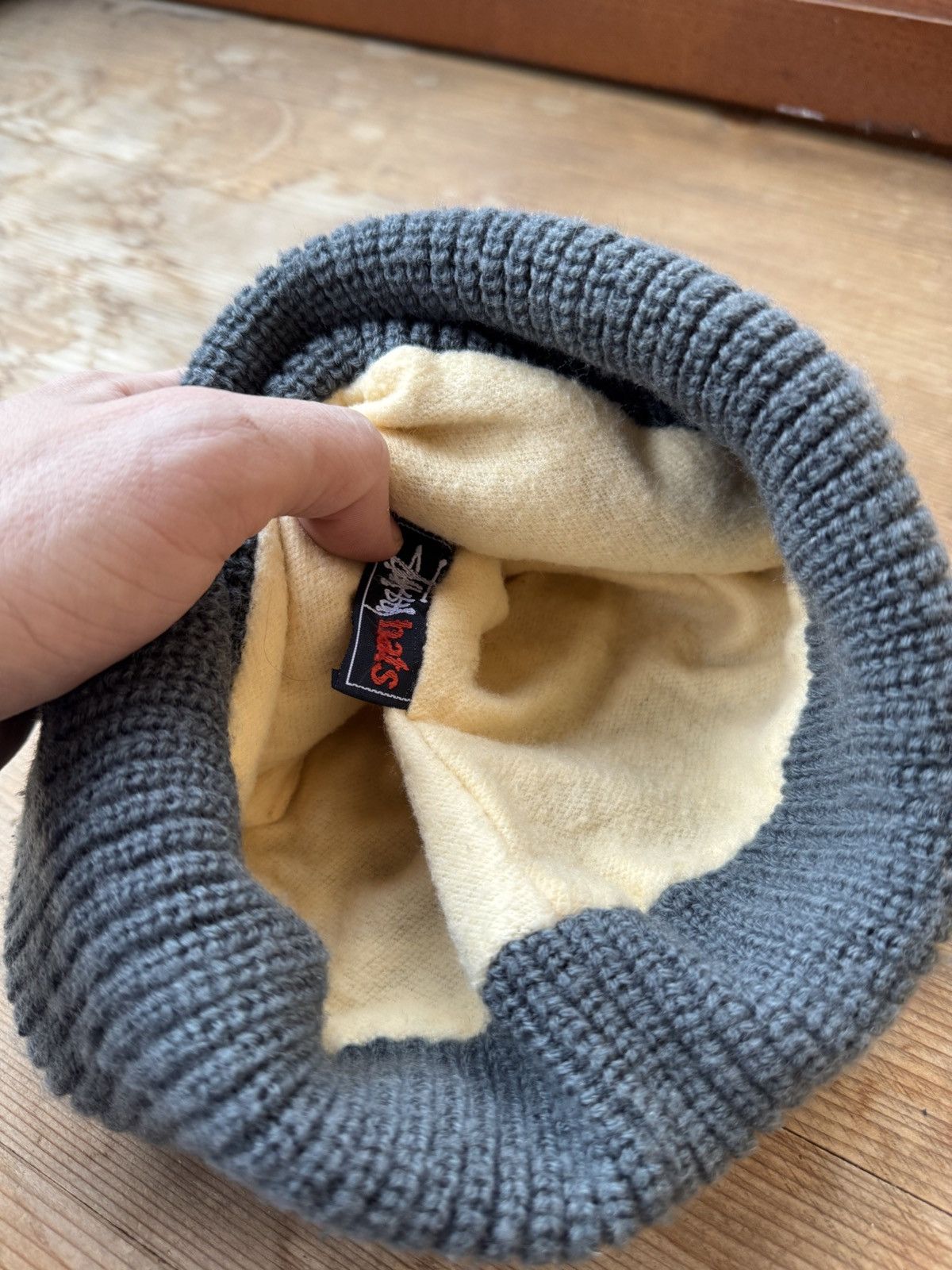 Stussy × Vintage Vintage 00s Stussy Workgear beanie Hype hat Size ONE SIZE - 5 Thumbnail