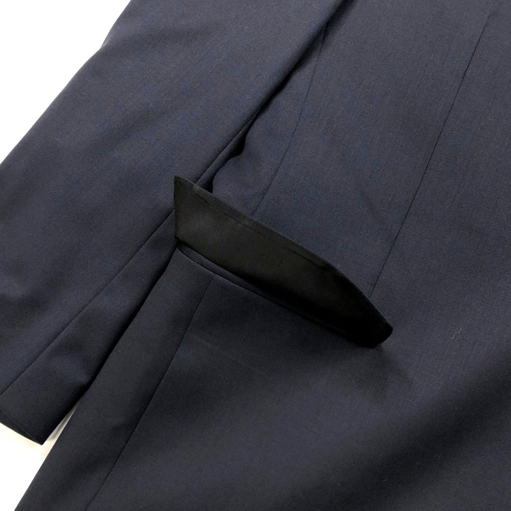 John Varvatos John Varvatos U.S.A. Blazer Sport Coat Jacket Blue 40 R Wool Button-Front Notch Lapel Double-Vented Men Size 40R - 6 Thumbnail