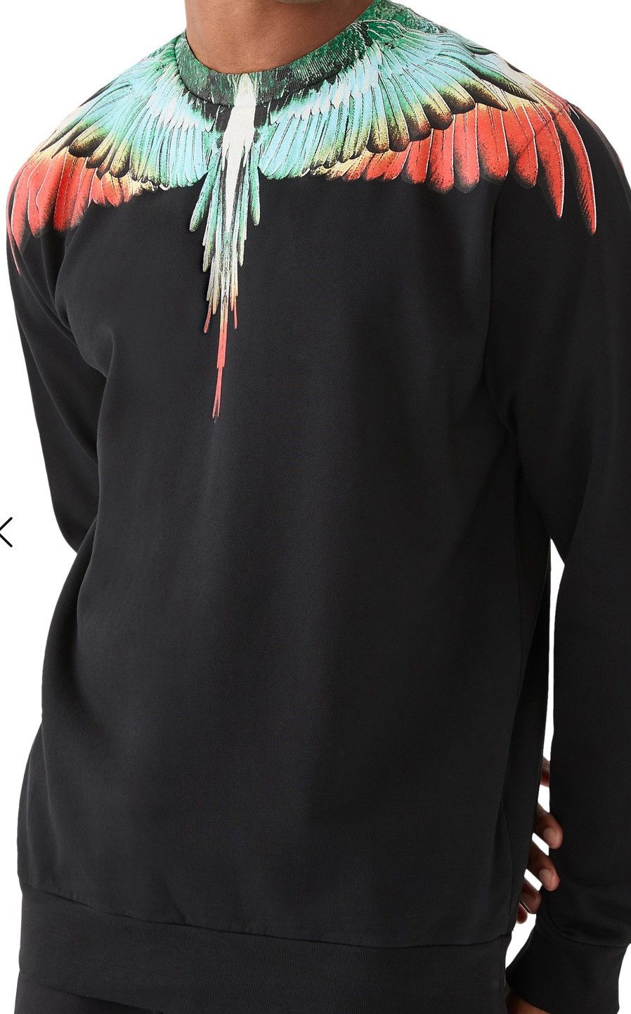 Marcelo Burlon Marcelo Burlon sweatshirt new with tags XL black icon wings Size US XL / EU 56 / 4 - 4 Thumbnail