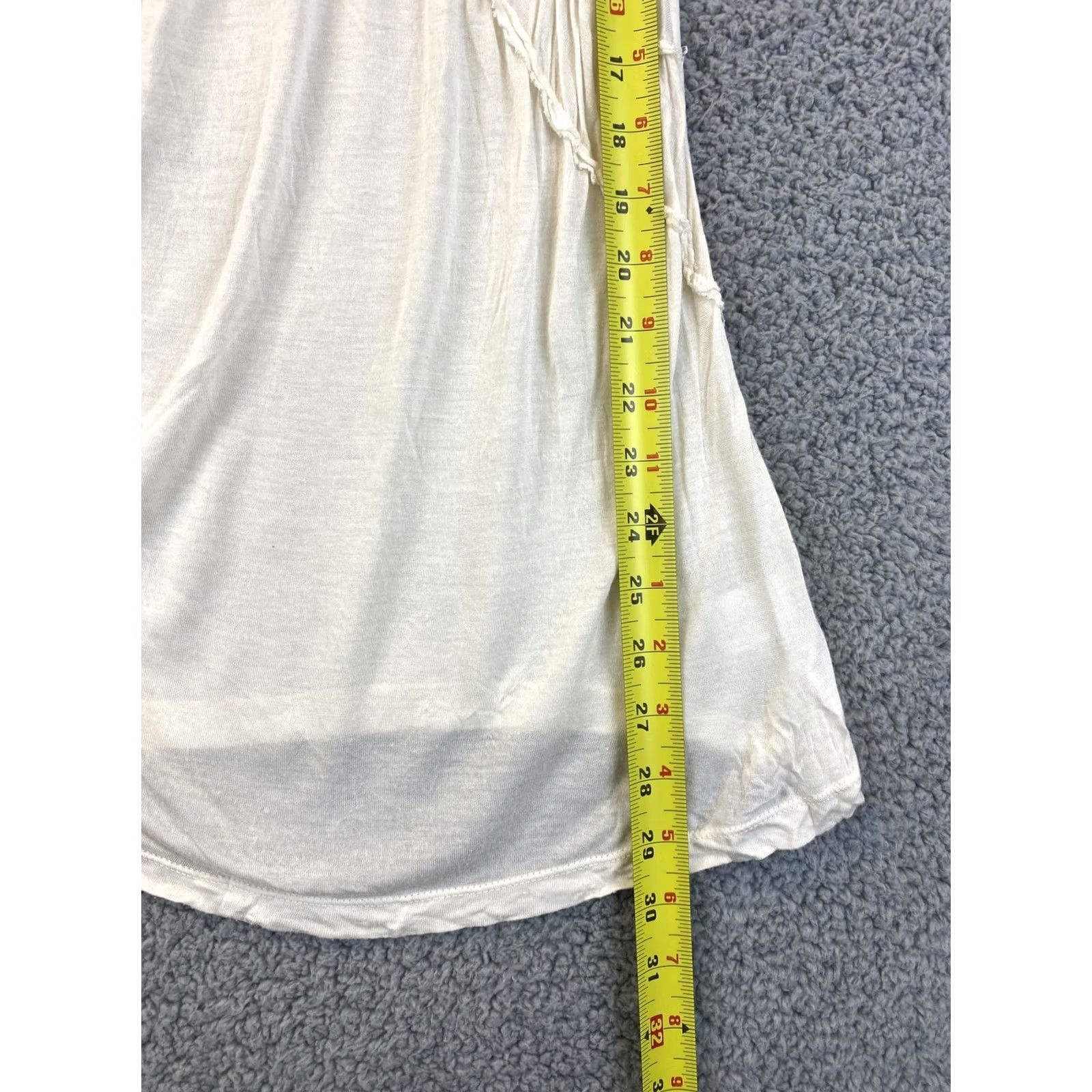 Vintage Halogen Tank Top Women’s Size S Cream Solid Knit Top Sleeveless Scoop Neck Cotton Spandex Cream Ivory Women S Size S Tank Top Size S / US 4 / IT 40 - 7 Thumbnail