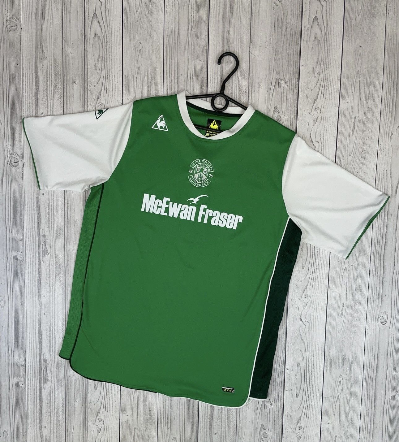 Le Coq Sportif Vintage soccer jersey Hibernian Edinburgh soccer jersey L Size US L / EU 52-54 / 3 - 1 Thumbnail