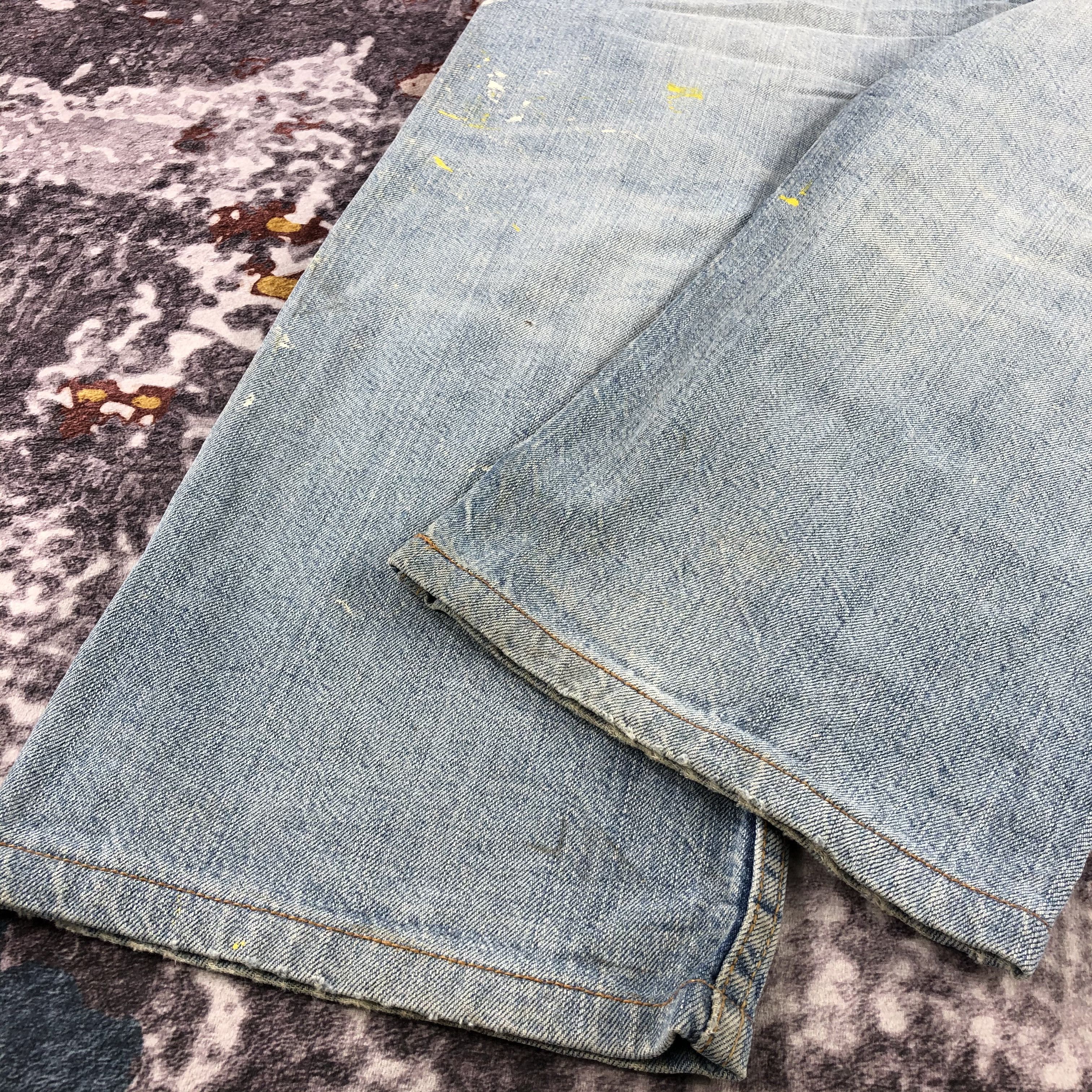 Levi's × Vintage Vintage 90s Light Wash Levis 501 Jeans-JM2343 Size US 33 - 4 Thumbnail