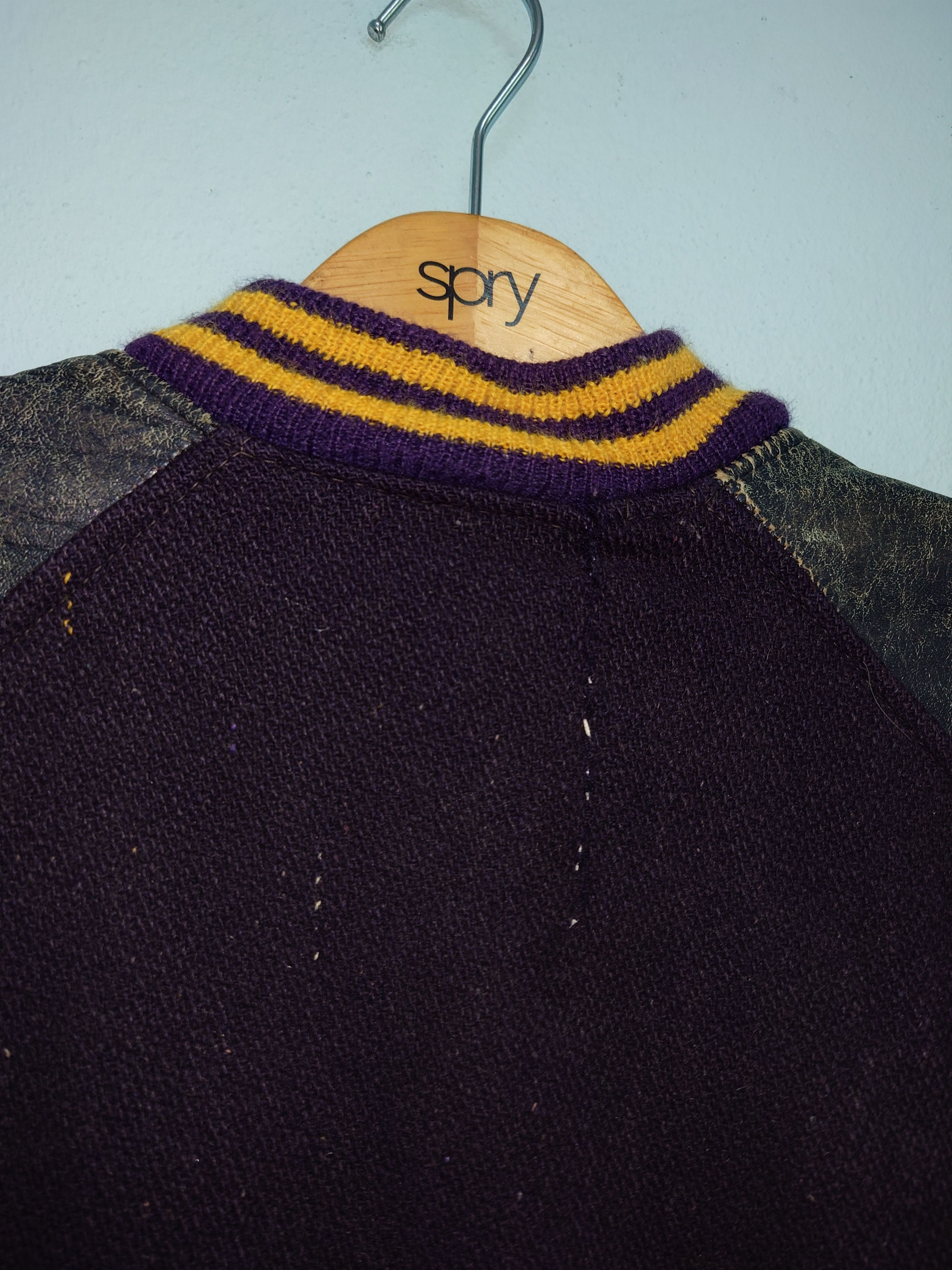 Vintage Vintage 70s Speedline Athletic Wear Letterman Jacket Size US L / EU 52-54 / 3 - 14 Thumbnail