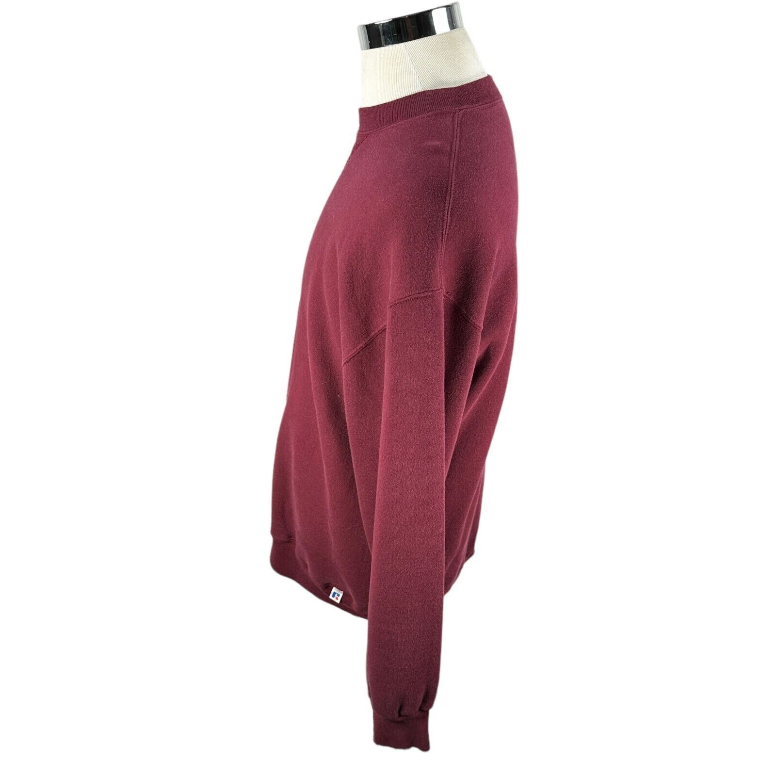 Russell Athletic Vintage Russell Athletic Sweatshirt XL Burgundy Crewneck USA Size US XL / EU 56 / 4 - 4 Thumbnail