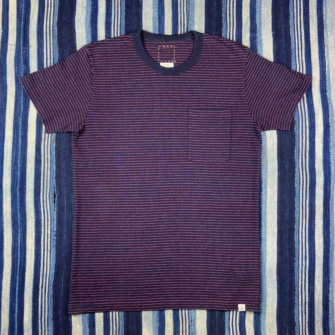 Visvim VISVIM 16SS BORDER TEE S/S 2 Striped Size US M / EU 48-50 / 2 - 1 Thumbnail