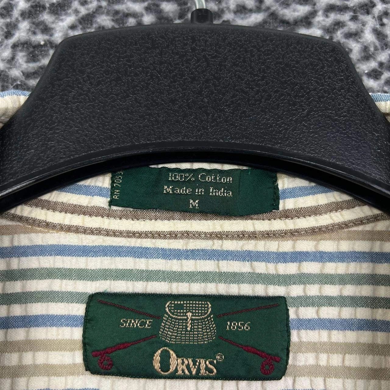 Orvis Vintage Orvis Button Up Shirt Men Striped Collared Cotton M Size US M / EU 48-50 / 2 - 7 Thumbnail