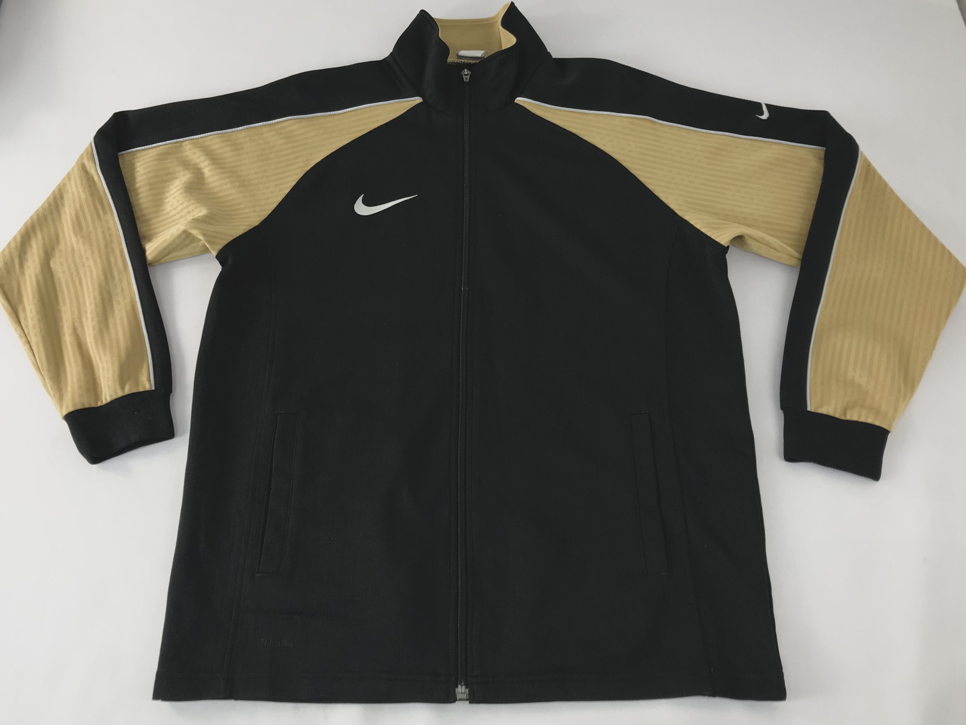 Nike Jerseys Nike Two Tones Colour Zipper Up Long Sleeve Shirt Size US M / EU 48-50 / 2 - 1 Thumbnail