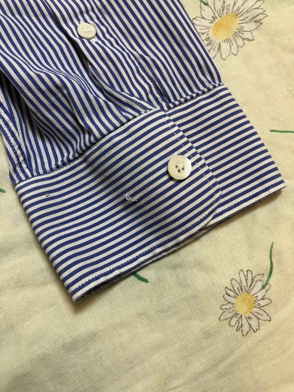 Burberry Burberry London Men's Long Sleeve Shirt Stripes Size US L / EU 52-54 / 3 - 16 Thumbnail