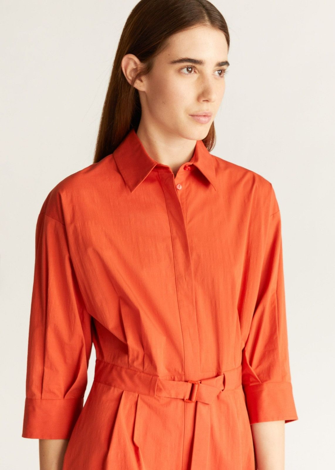 Loro Piana o1srvl11e0424 Dress in Red Size M / US 6-8 / IT 42-44 - 3 Thumbnail
