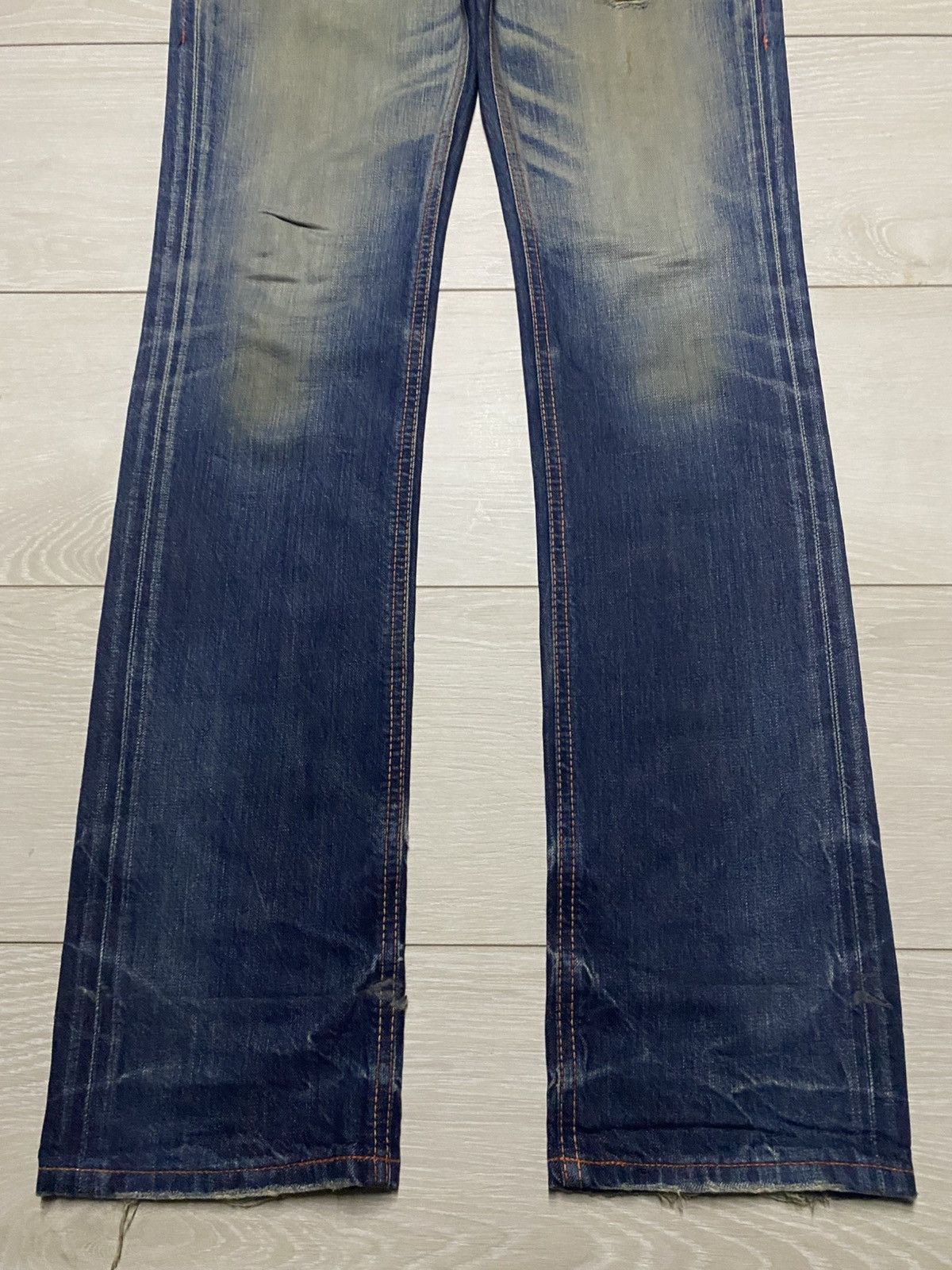 Edwin Vintagw Japanese Edwin 503 Blue Trip Mud Wash Skinny Jeans Size US 29 - 5 Thumbnail