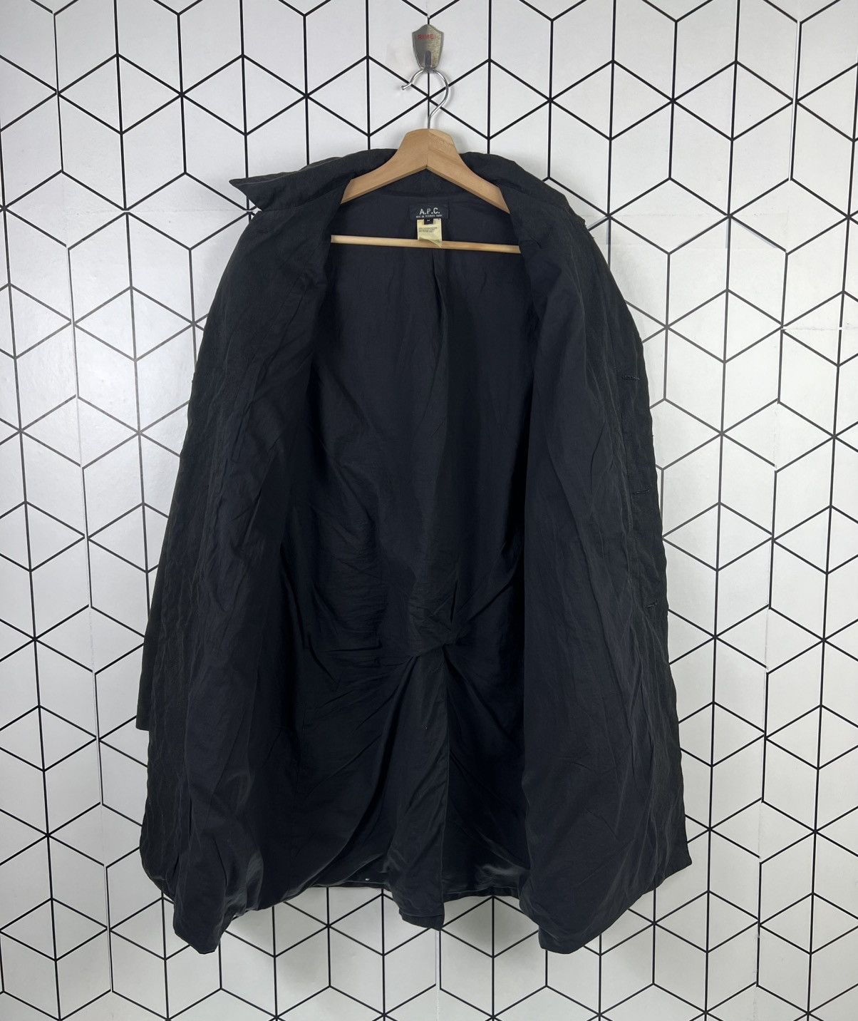 A.P.C. APC Wax Long Jacket Trench Coat Size US M / EU 48-50 / 2 - 9 Thumbnail