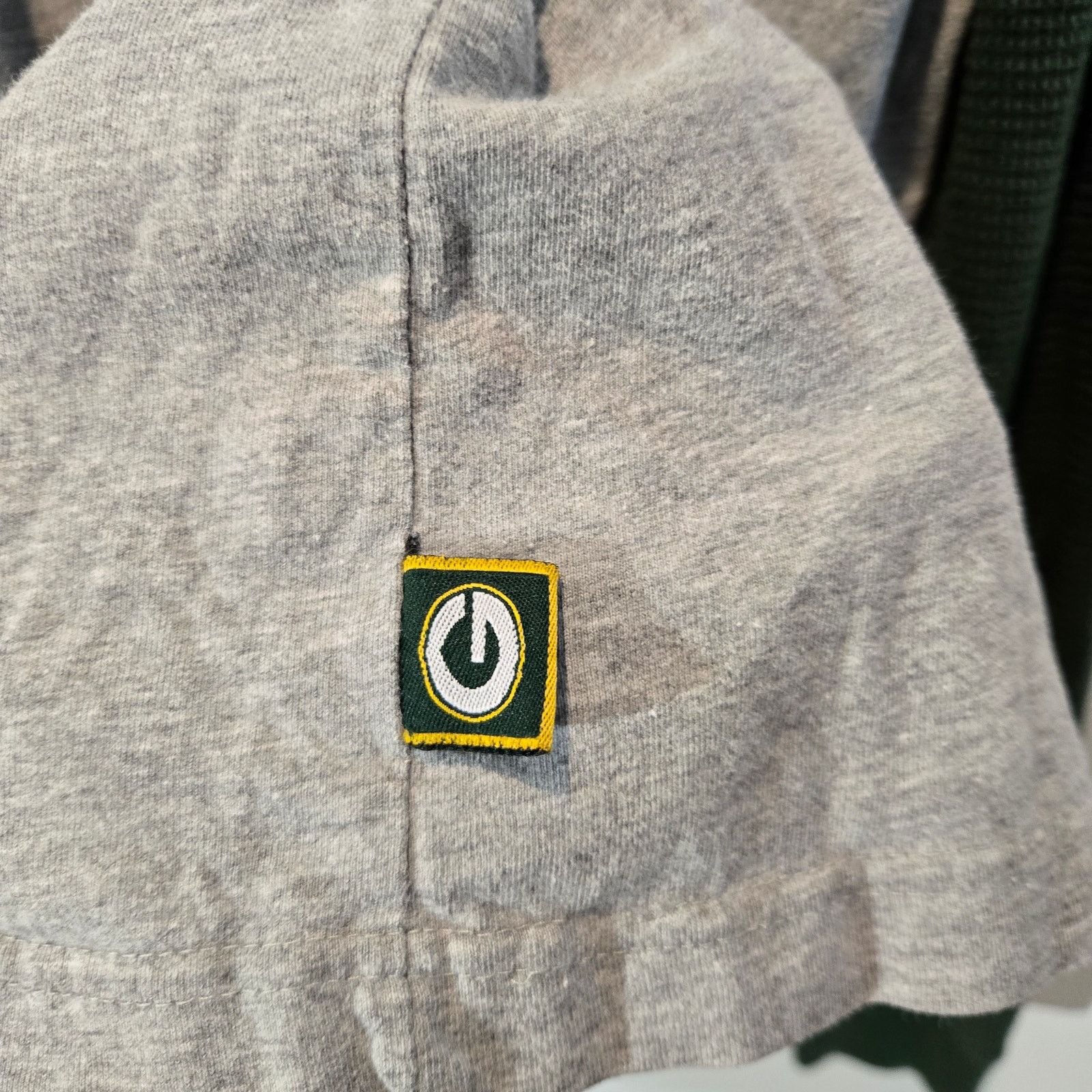 NFL Vtg Greenbay Packers long sleeve tee/waffle knit sz M Size US M / EU 48-50 / 2 - 5 Thumbnail