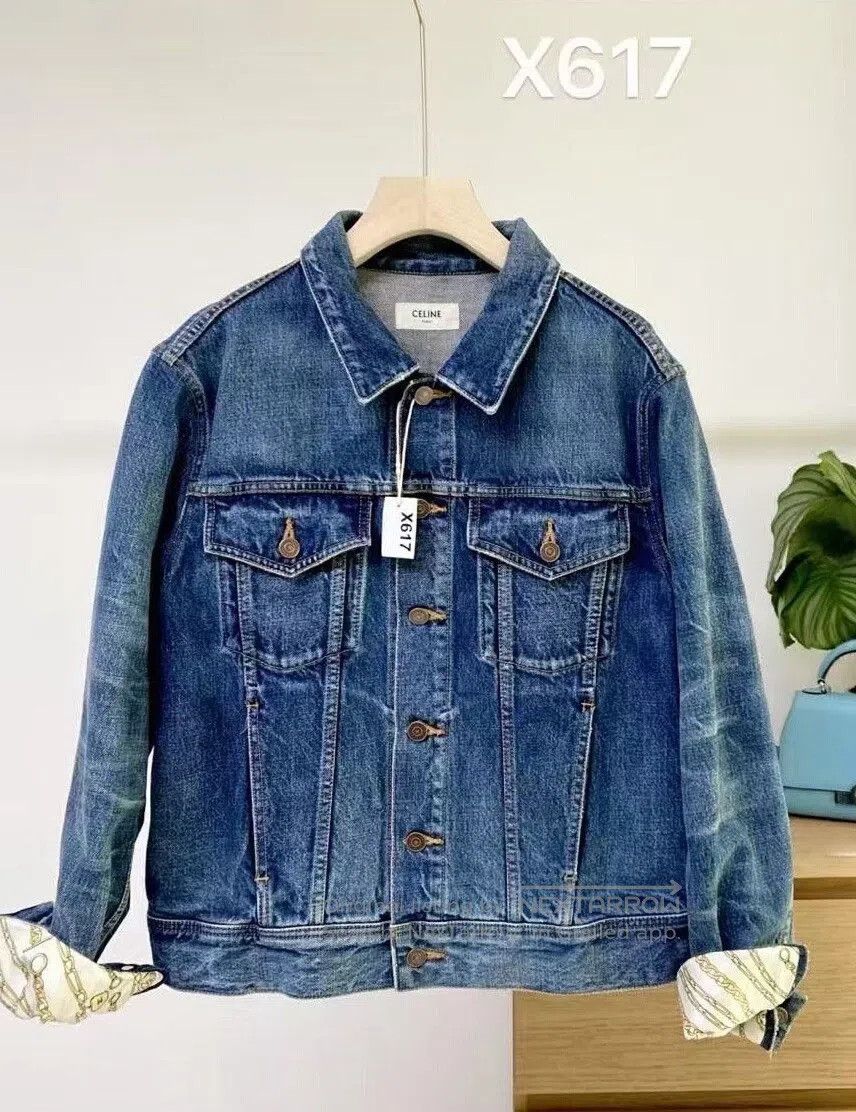 Celine CÉLINE Denim Jacket Size S. Size US S / EU 44-46 / 1 - 1 Thumbnail